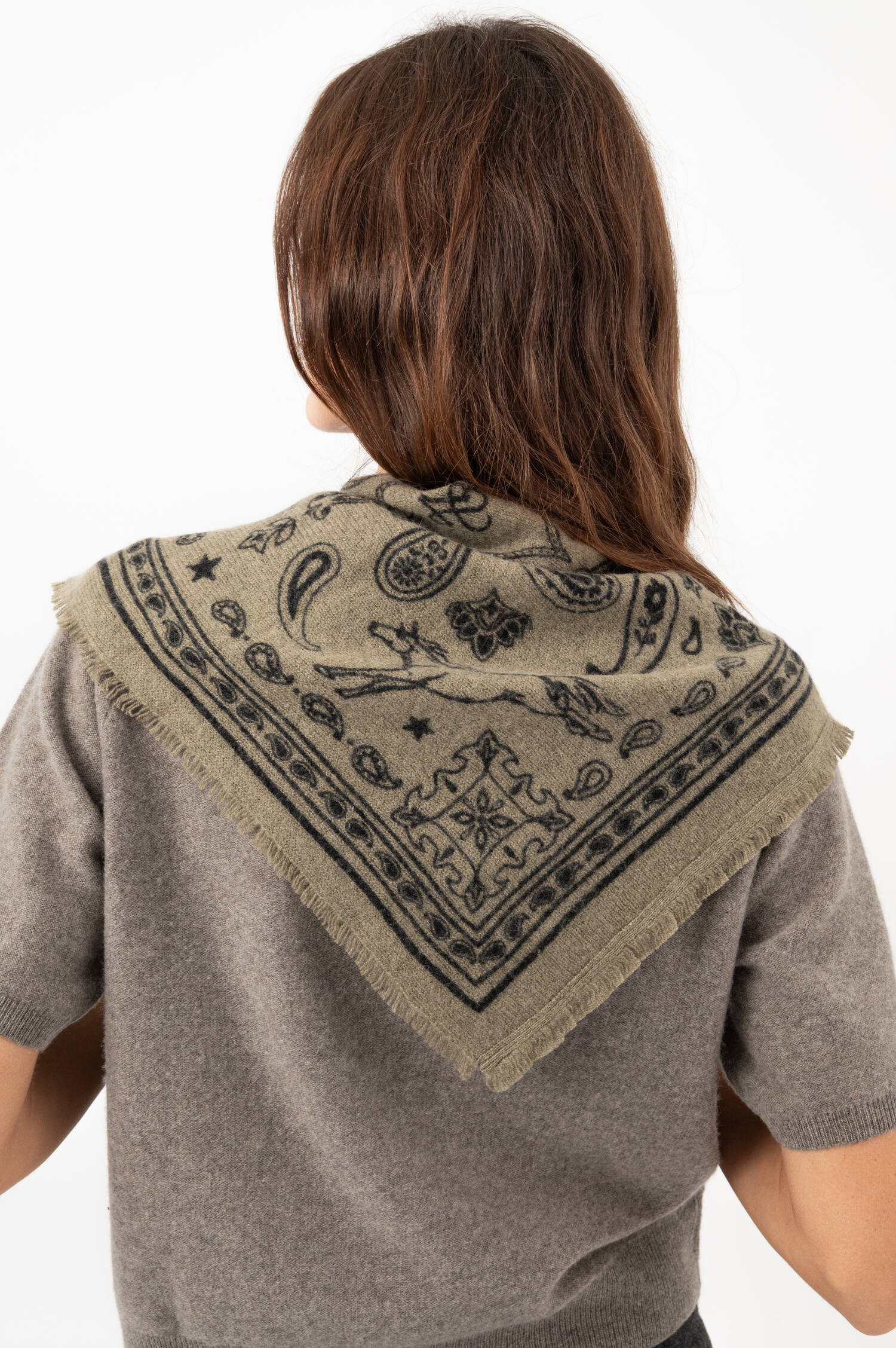 Cashmere-Tuch NELE in Oliv Cashmere-Tuch NELE in Oliv