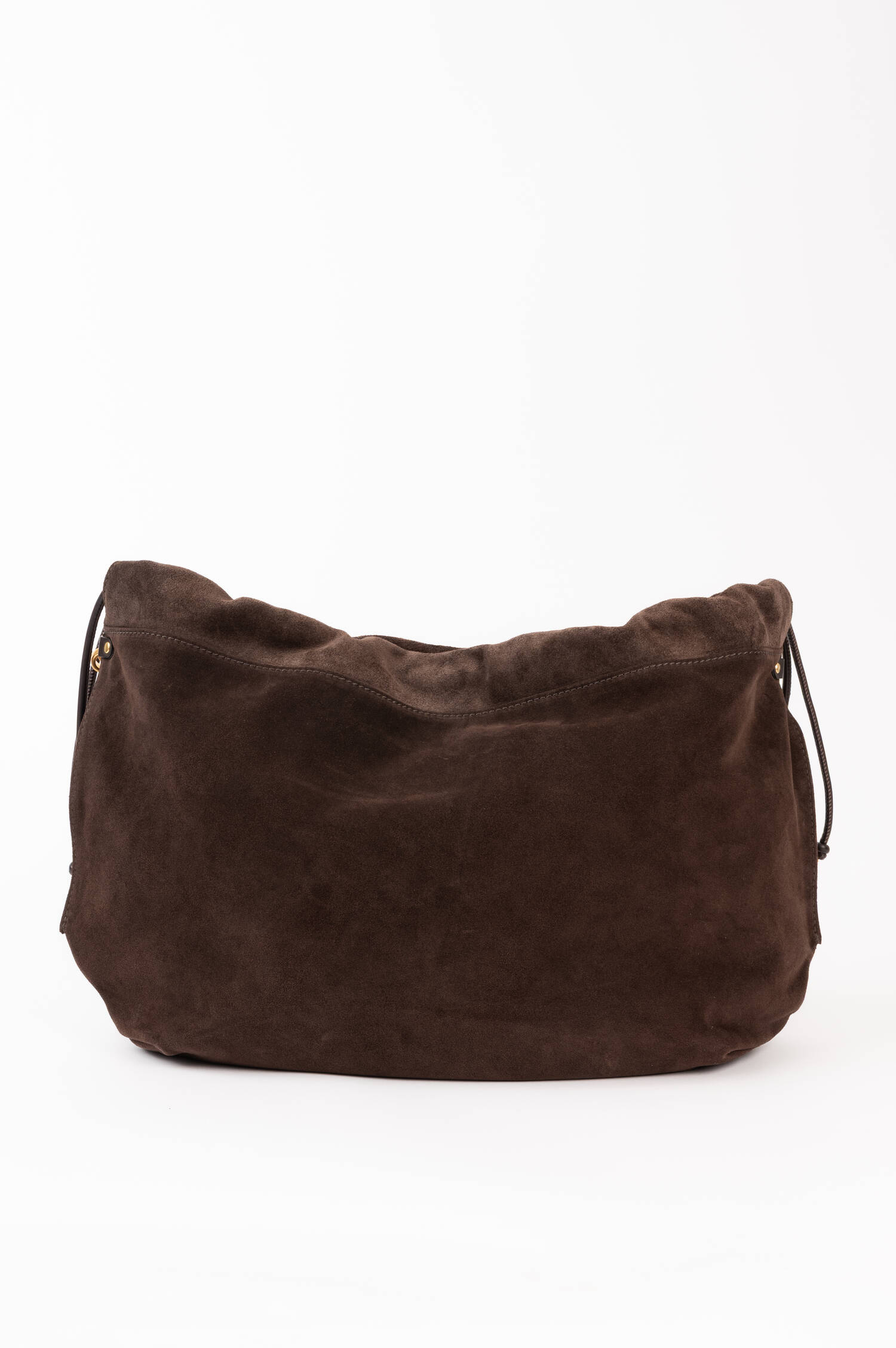 Veloursleder Tasche MORGANA in Mokka