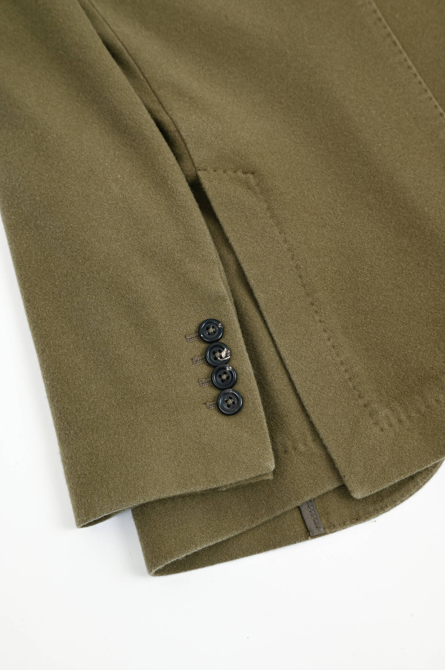 Herringbone Mantel in Schwarz/Natur