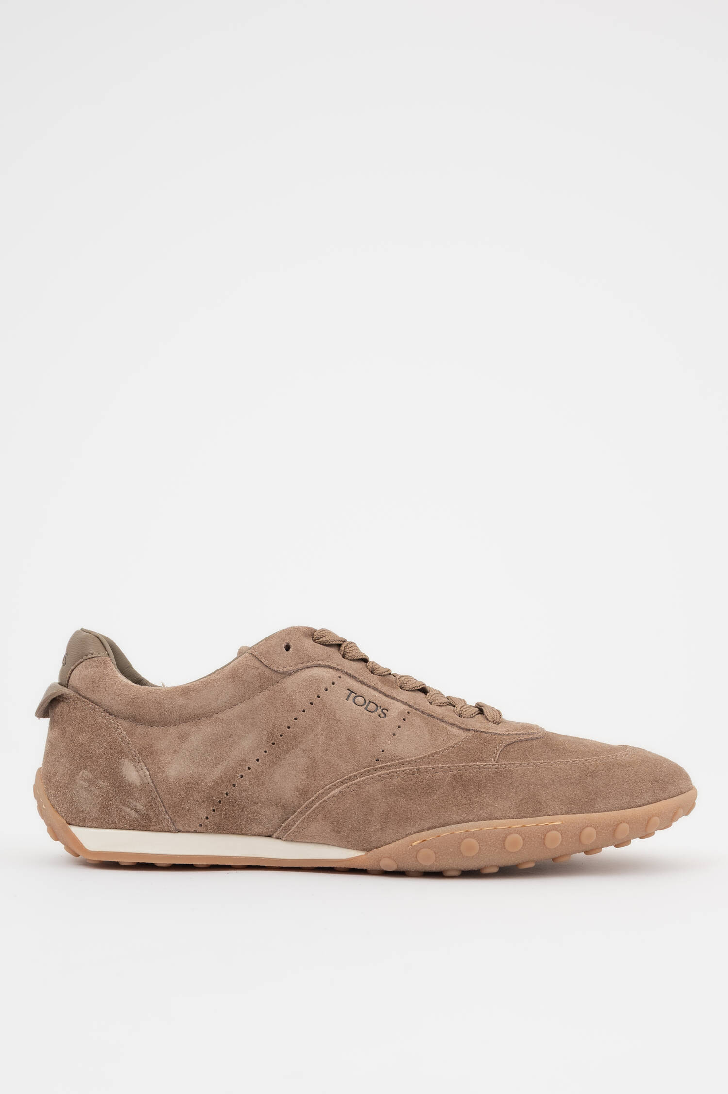 Suede Sneaker in Braun