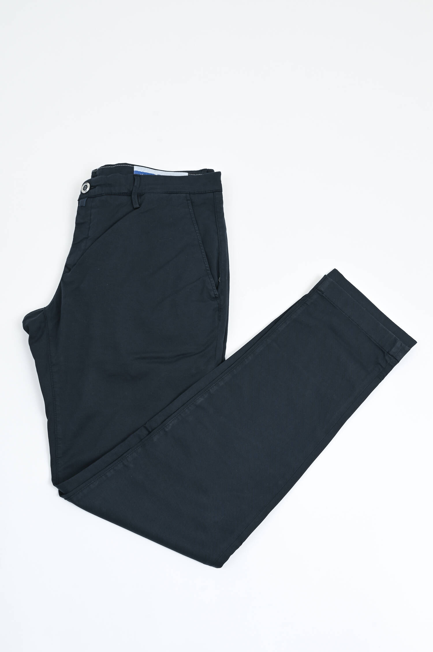 Strukturierte Slim Fit Chino BOBBY in Navy