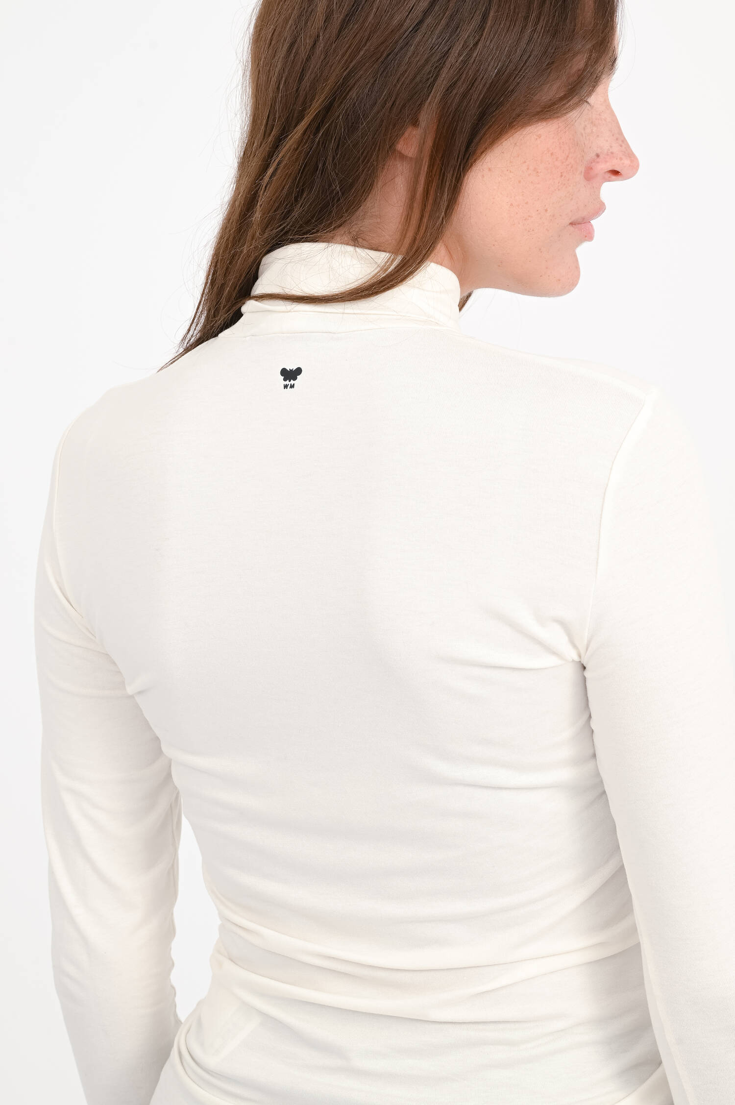 Rollkragenpullover MULTIF in Creme
