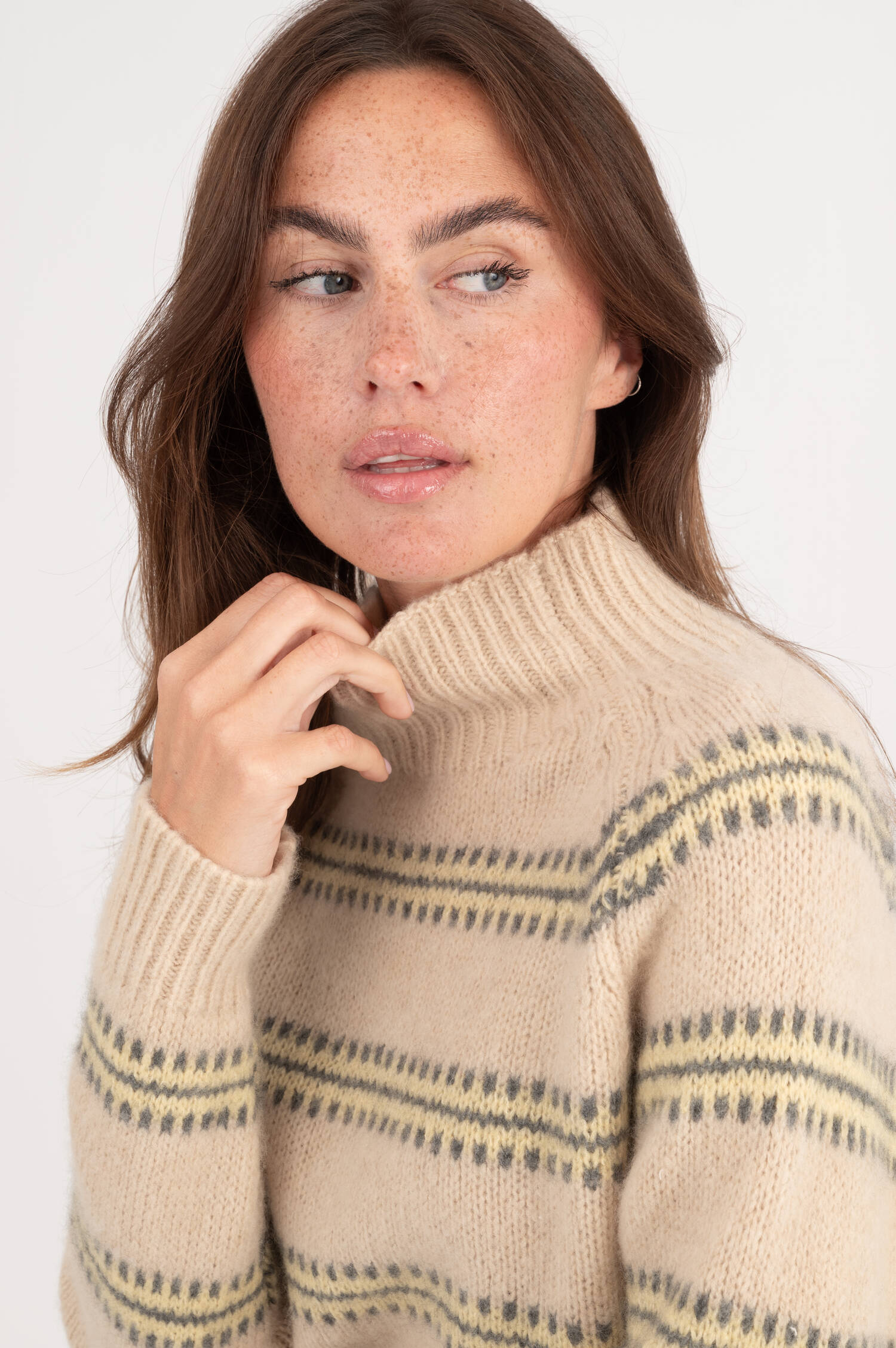 Cashmere Strickpullover in Beige Cashmere Strickpullover in Beige