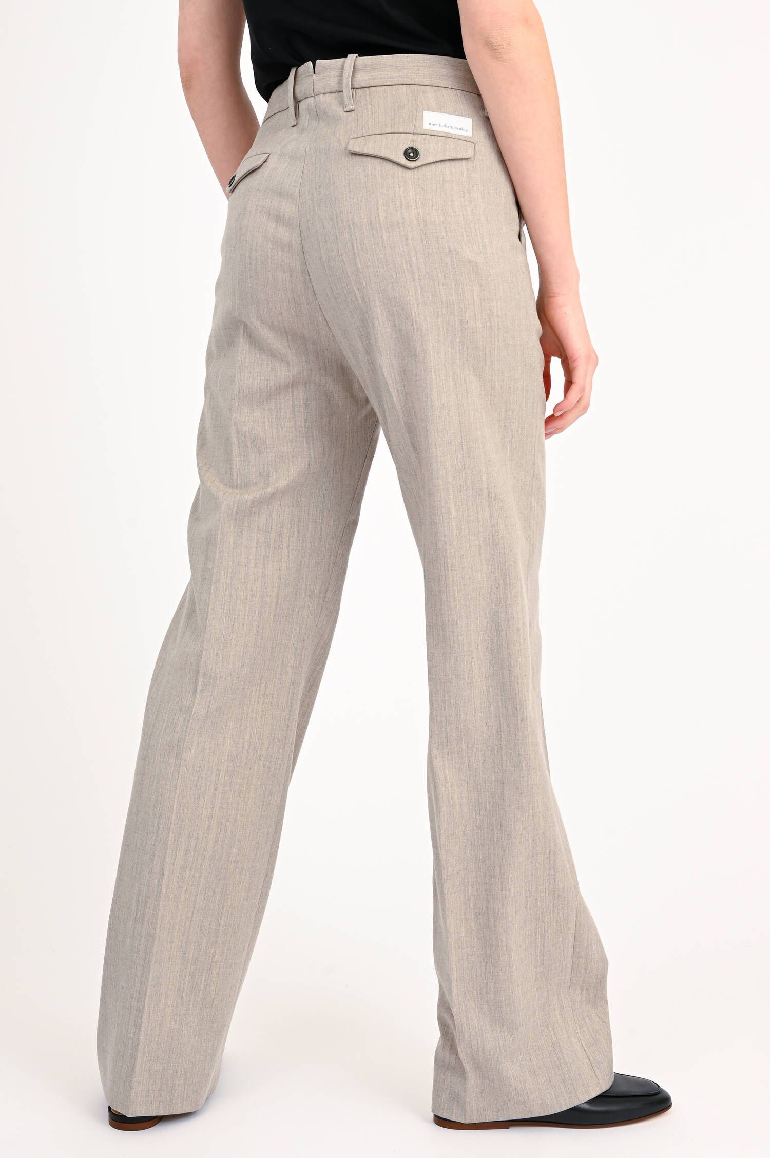 Straight Leg Hose DEEP in Beige meliert Straight Leg Hose DEEP in Beige meliert