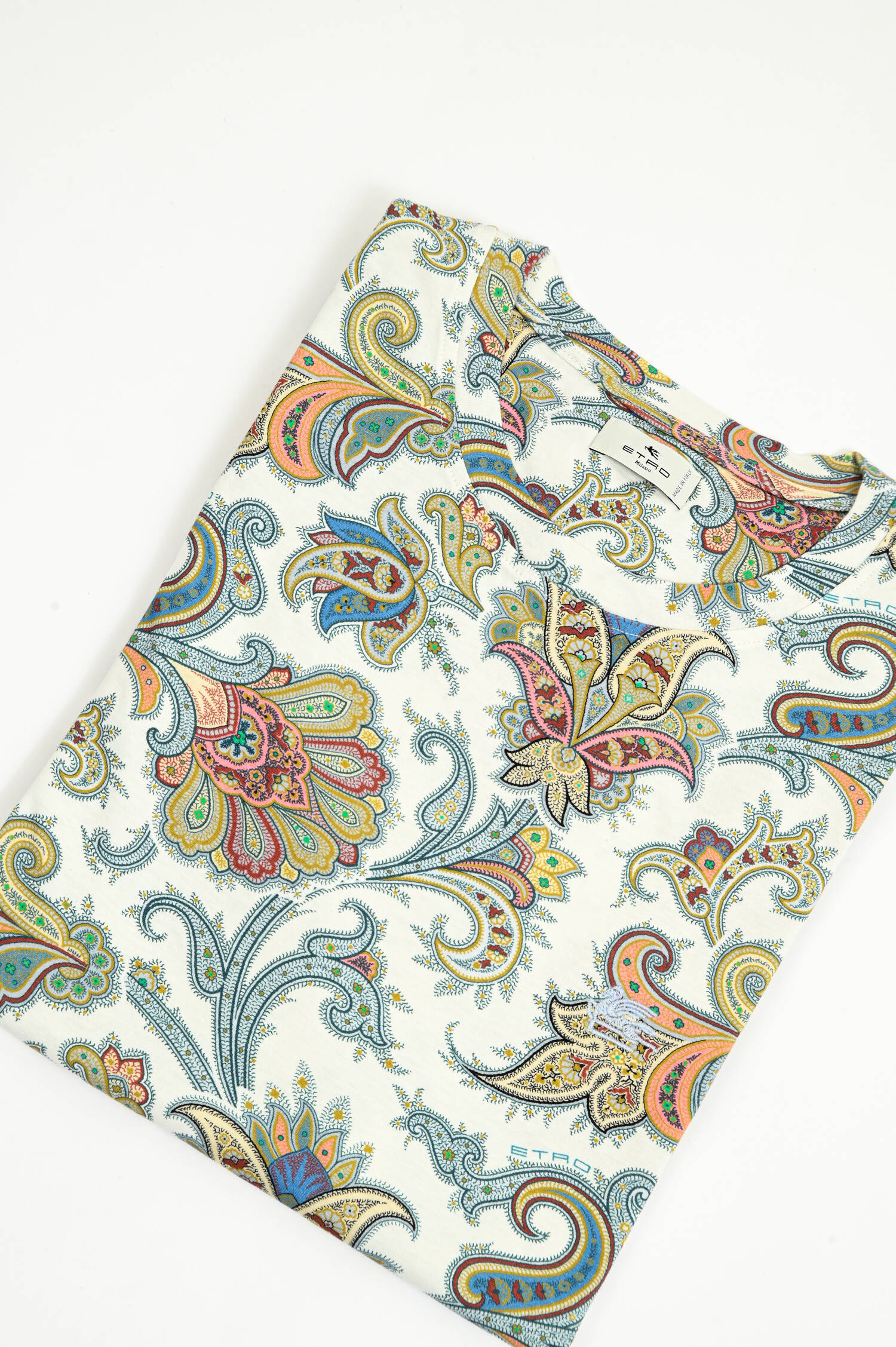 T-Shirt mit Paisly-Muster in Multicolor