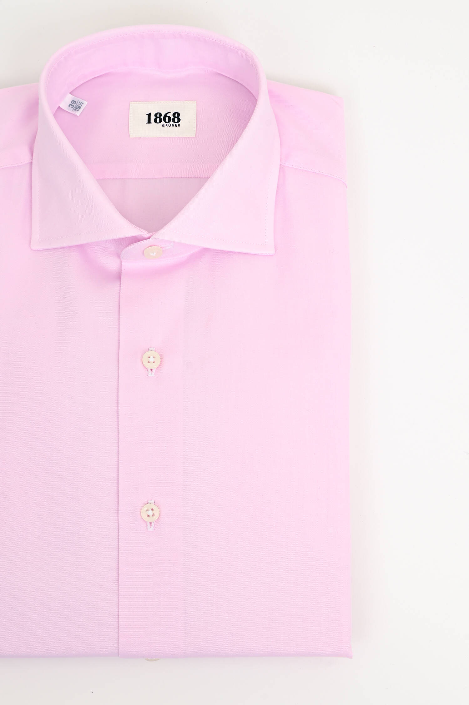 Twill-Hemd in Rosa