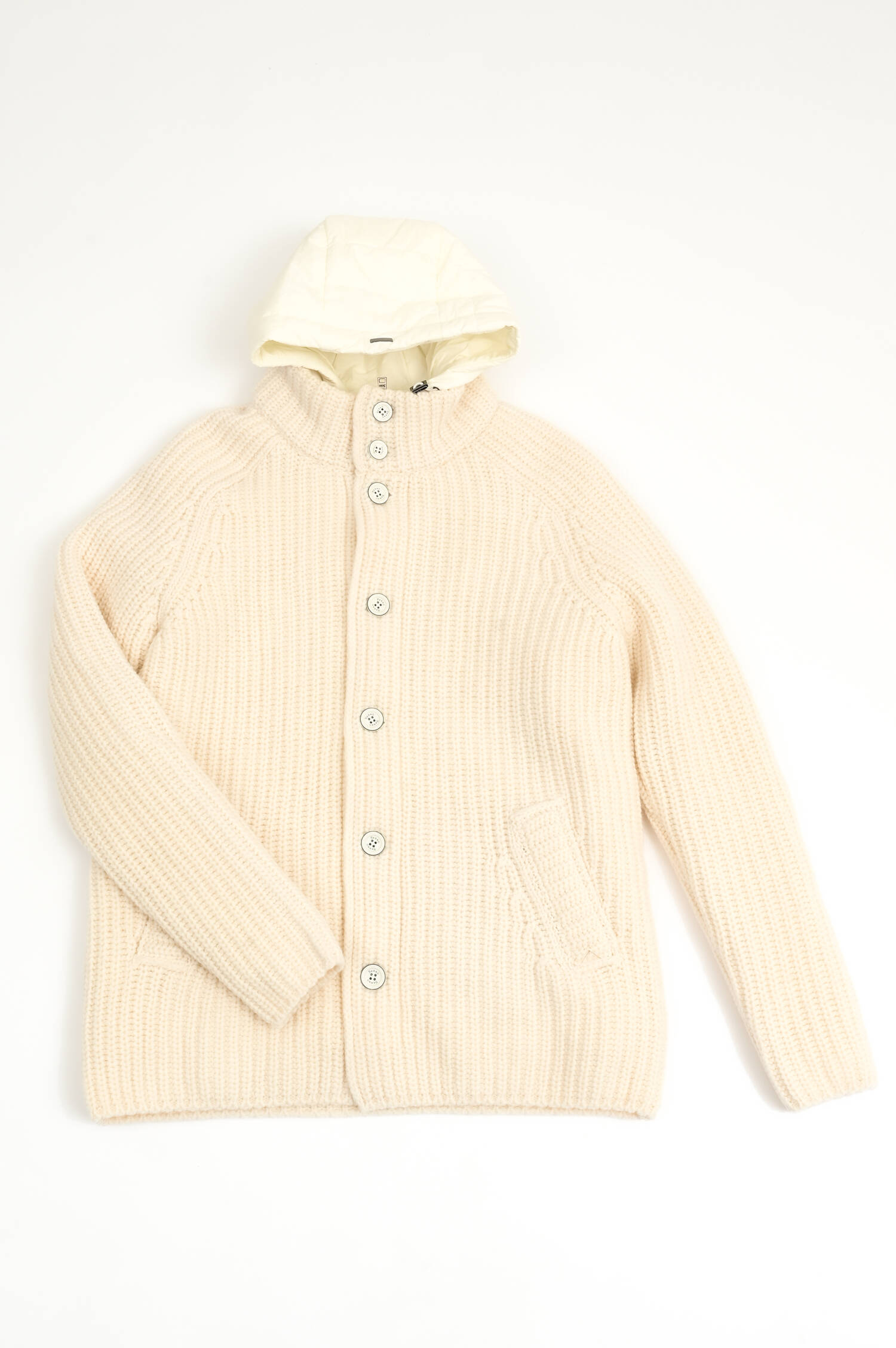 Hybrid-Strickjacke in Creme Hybrid-Strickjacke in Creme