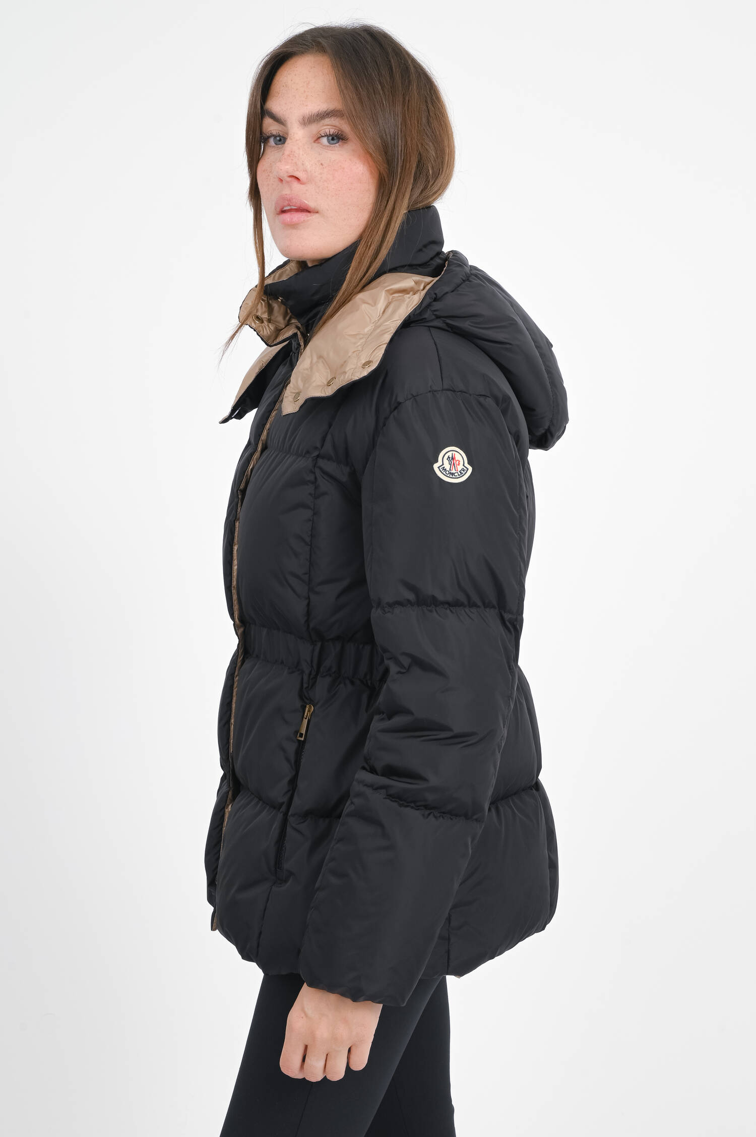 Daunenjacke AGNEUX in Schwarz