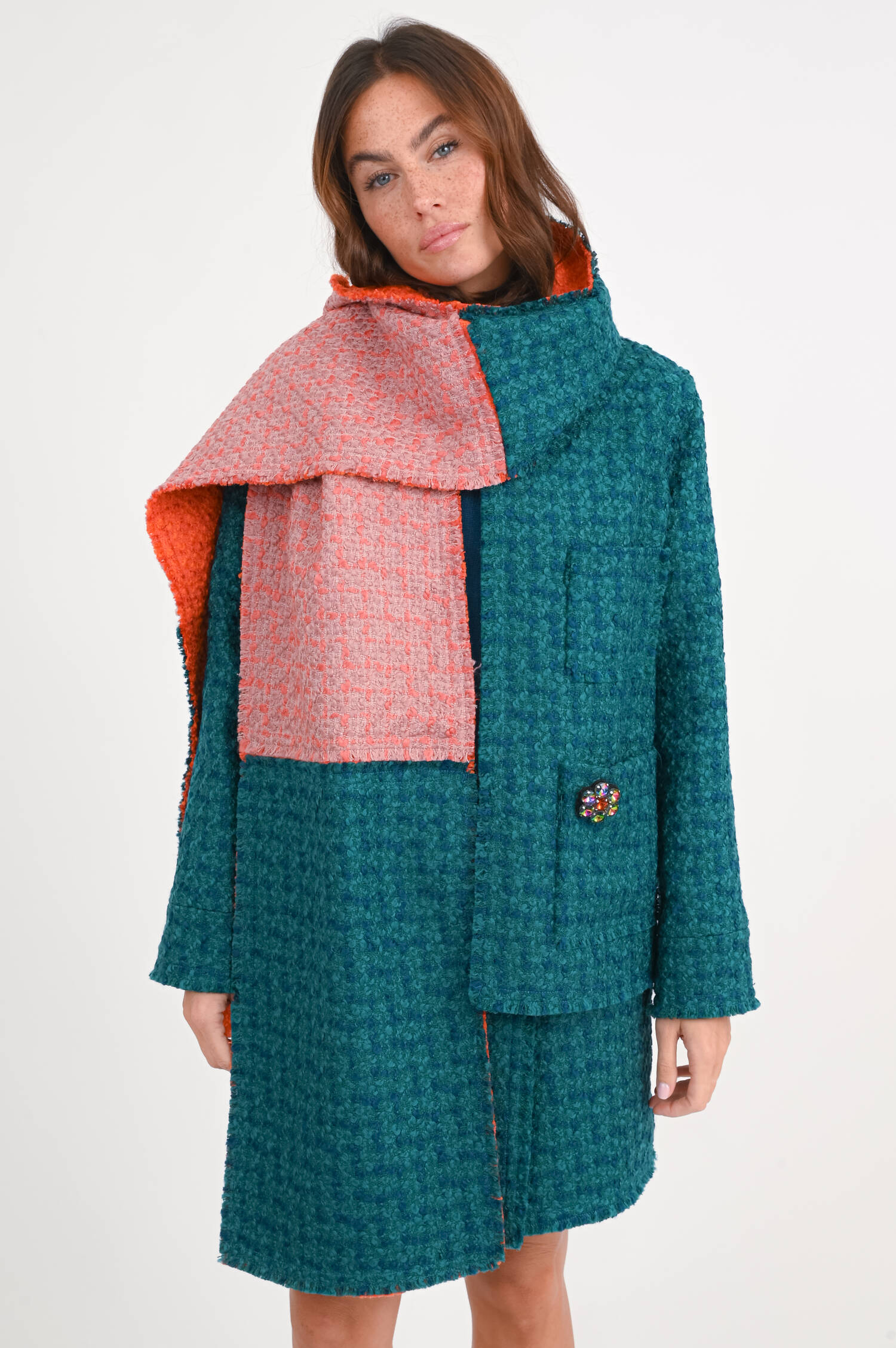 Tweedschal MANDARIN in Multicolor