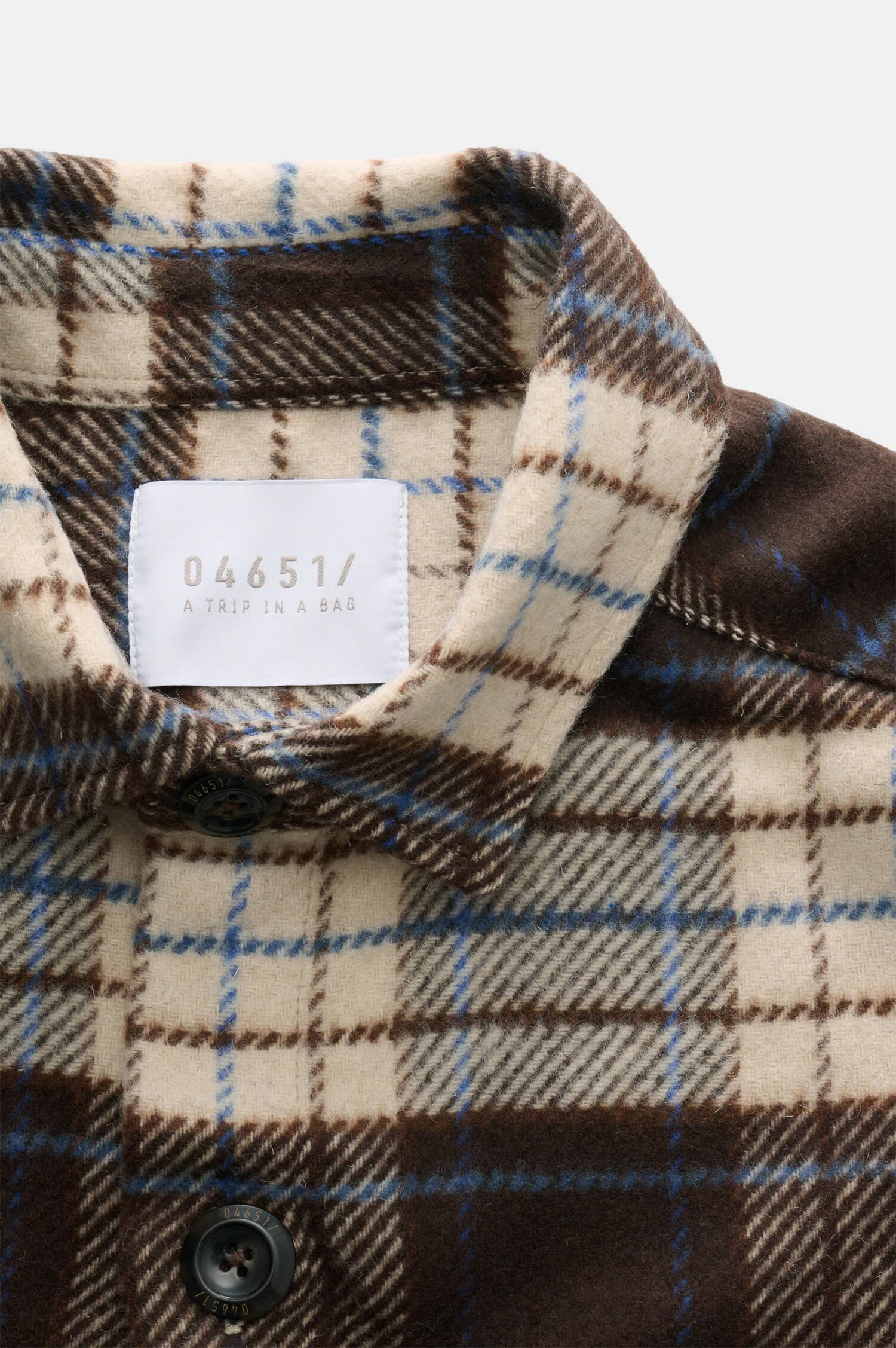 Karo-Overshirt in Braun/Beige Karo-Overshirt in Braun/Beige