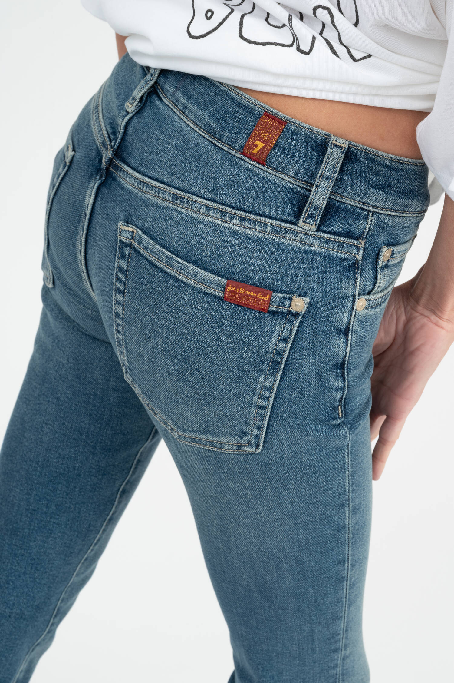 Bootcut Jeans TAILORLESS in Midblue