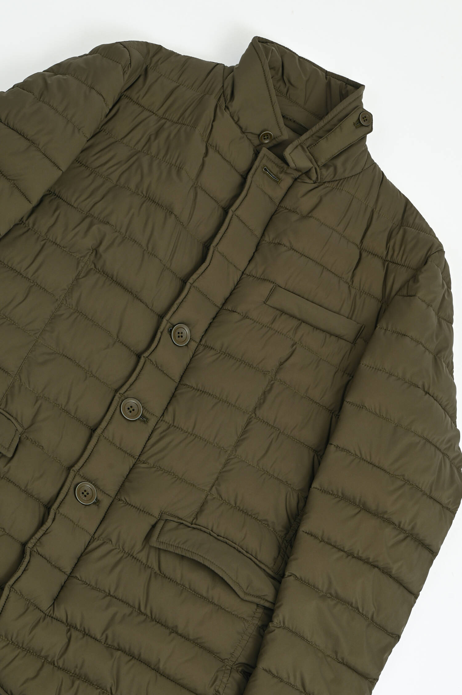 Steppjacke mit Stehkragen in Khaki Steppjacke mit Stehkragen in Khaki