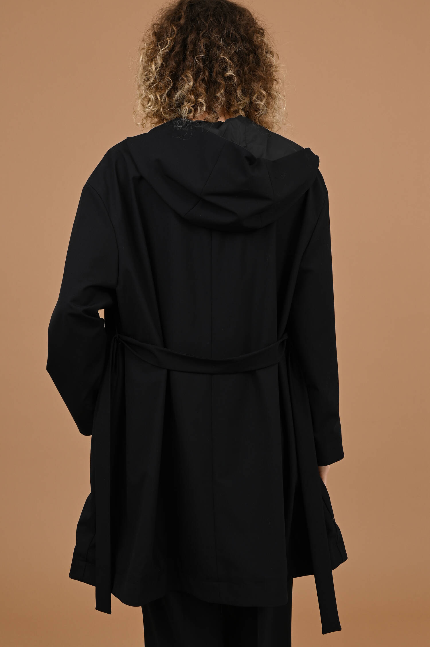 Wendbarer Leichter Kapuzenmantel in Navyblau