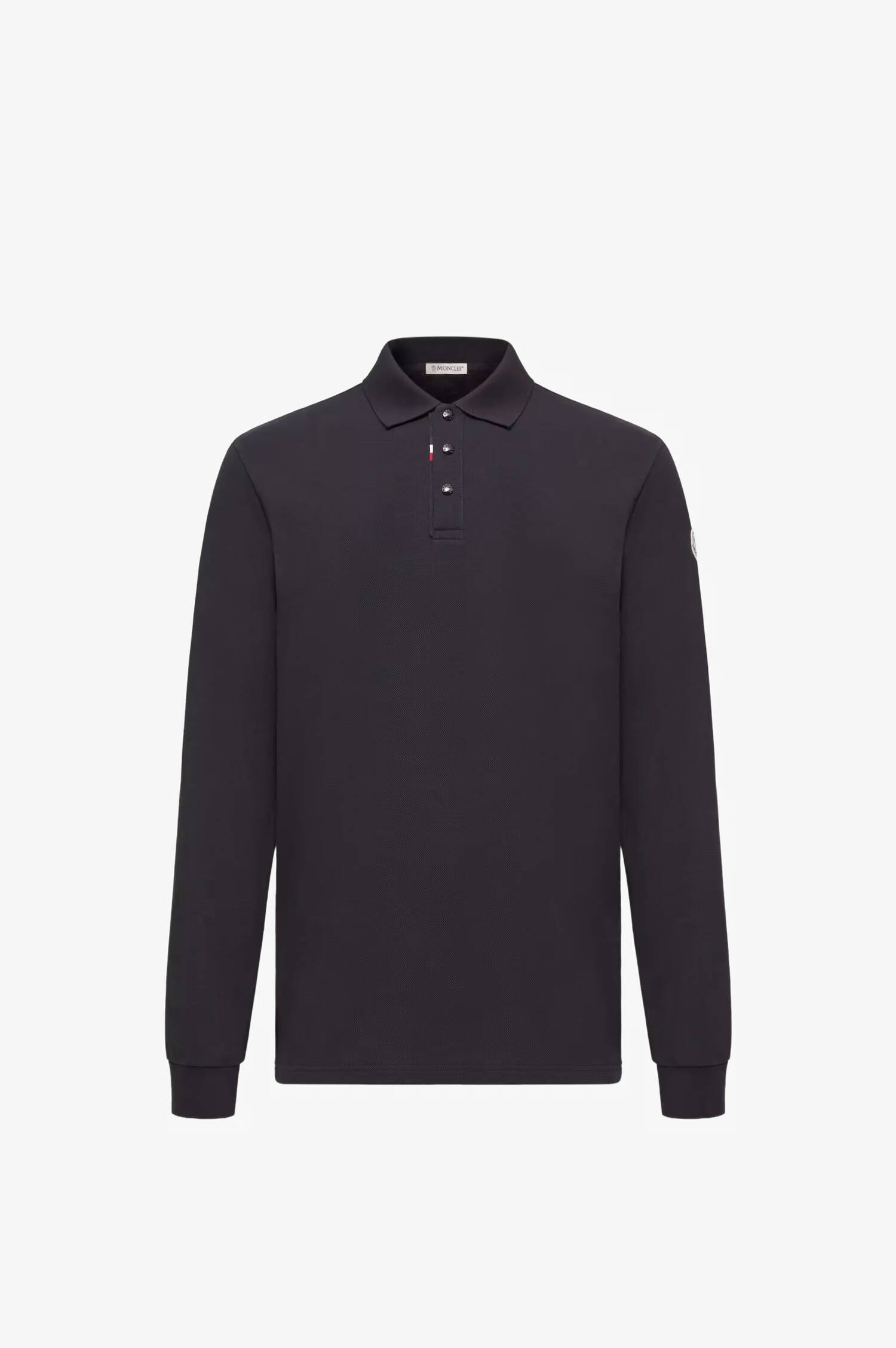 Poloshirt aus Baumwollpiqué in Navy