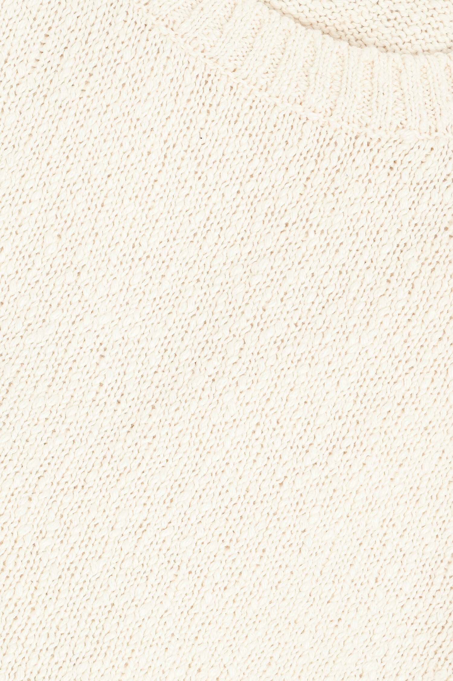 Pullover aus Baumwolle in Creme