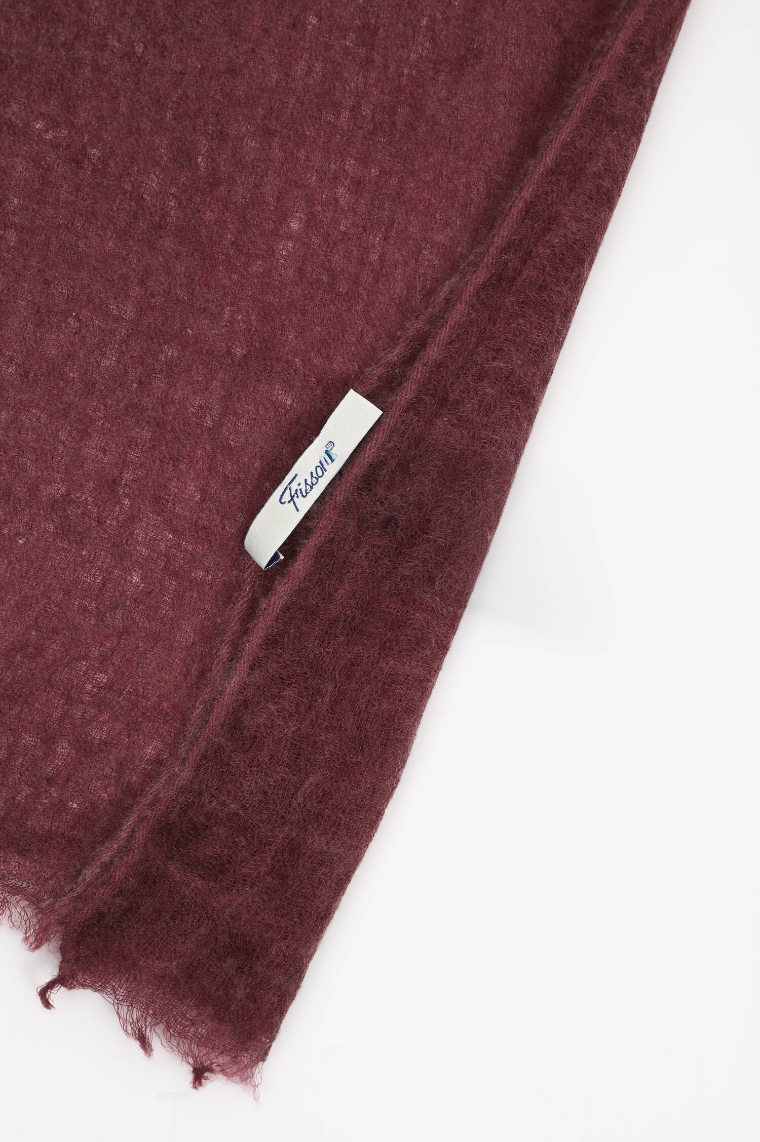 Cashmere-Schal in Bordeaux