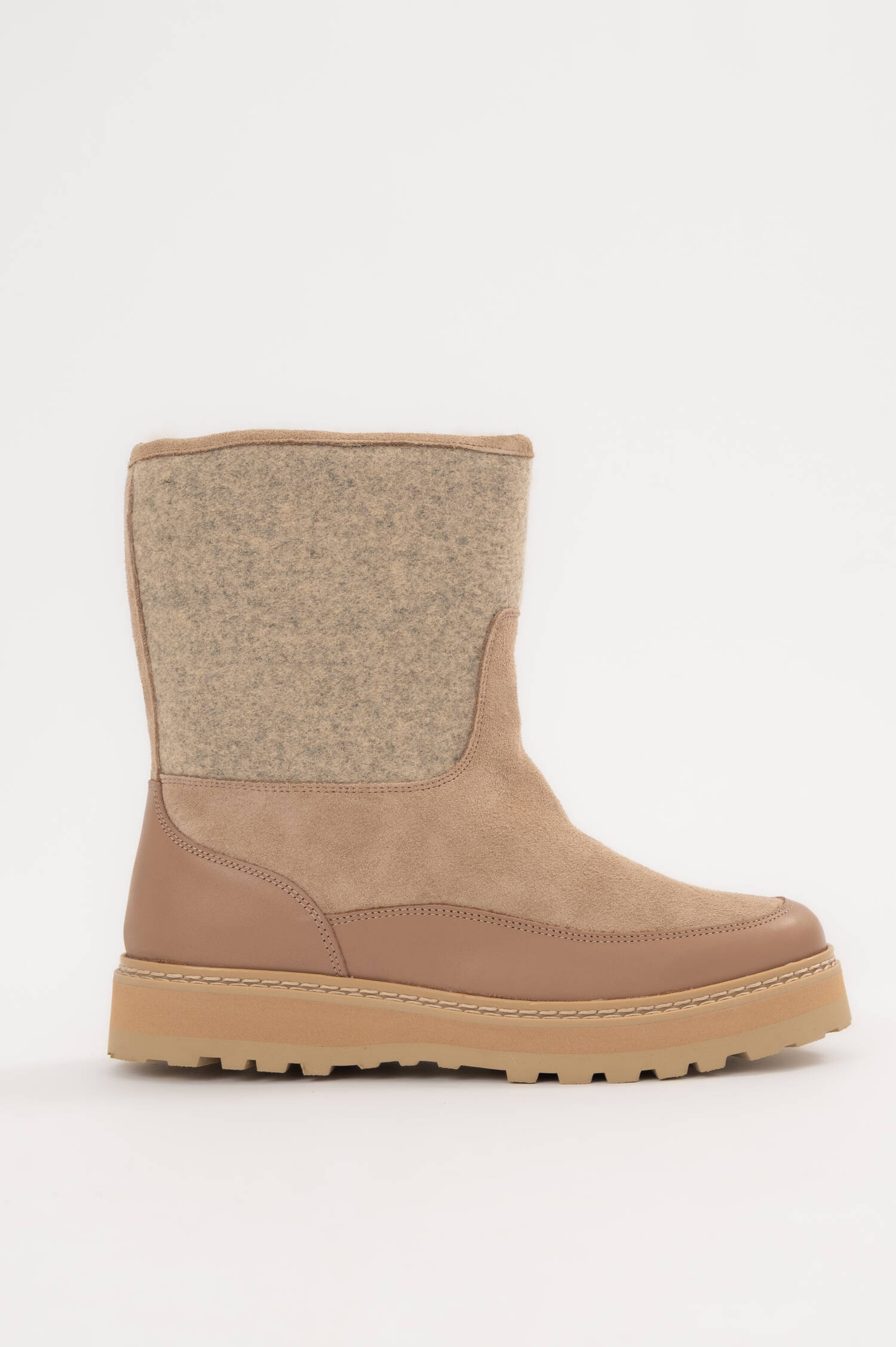 Stiefelette in beige