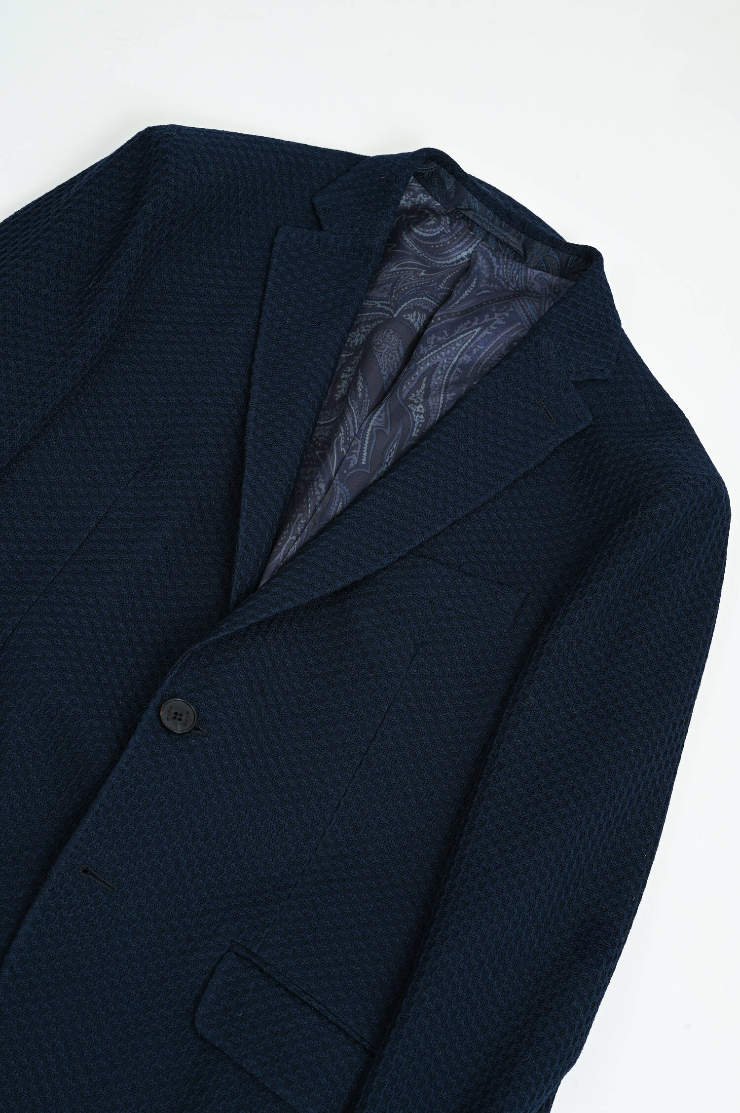 Strukturiertes Sakko in Navy
