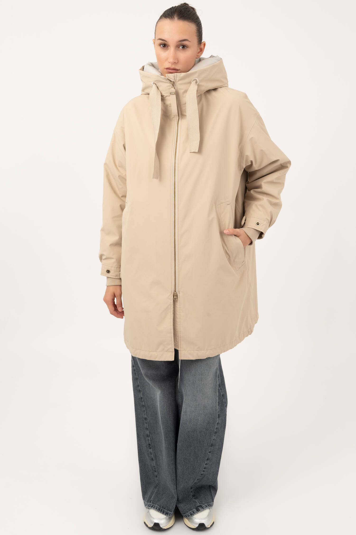 Kapuzenjacke JOY in Beige Kapuzenjacke JOY in Beige