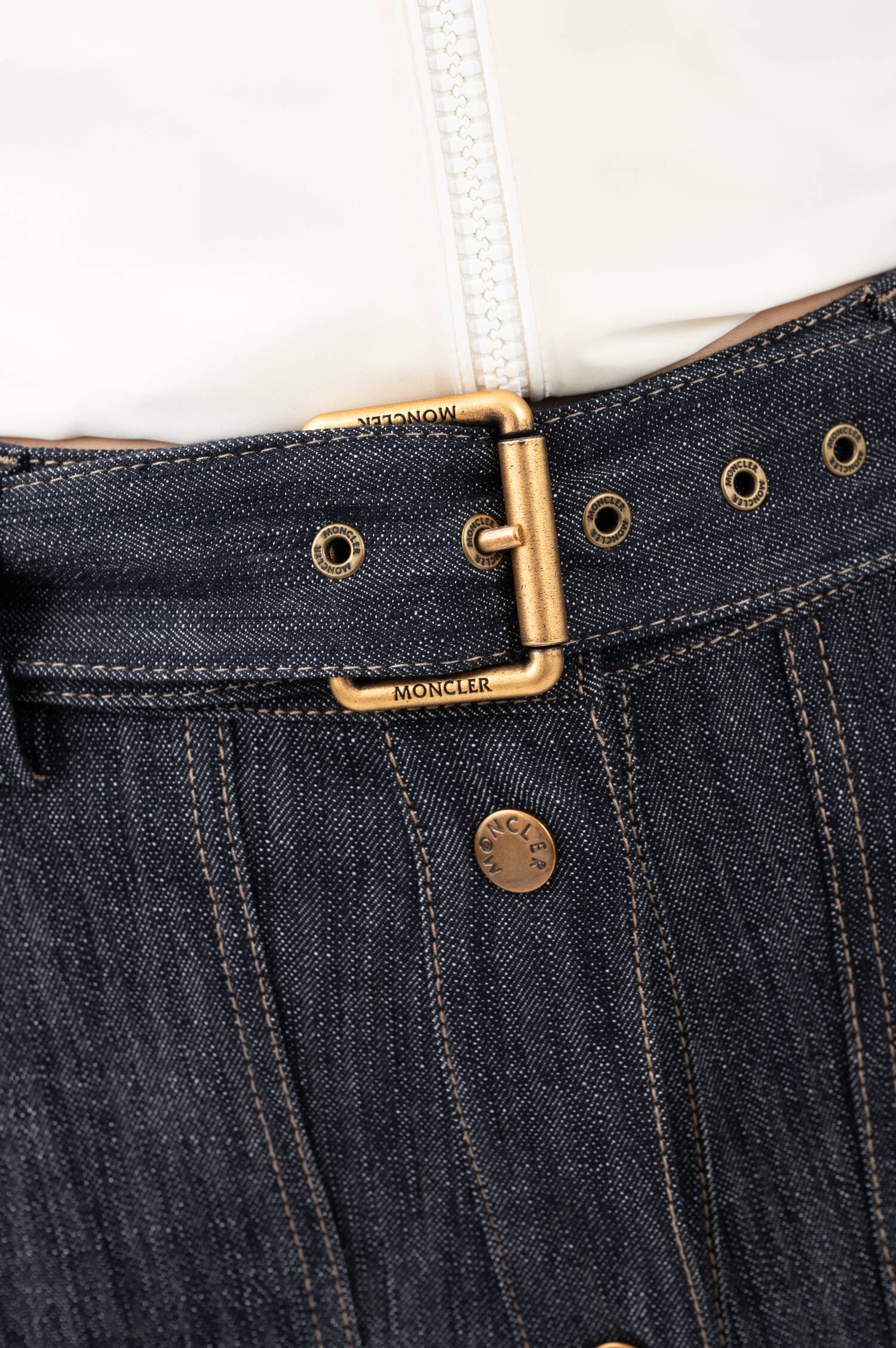 Denim Midi-Rock in Navyblue