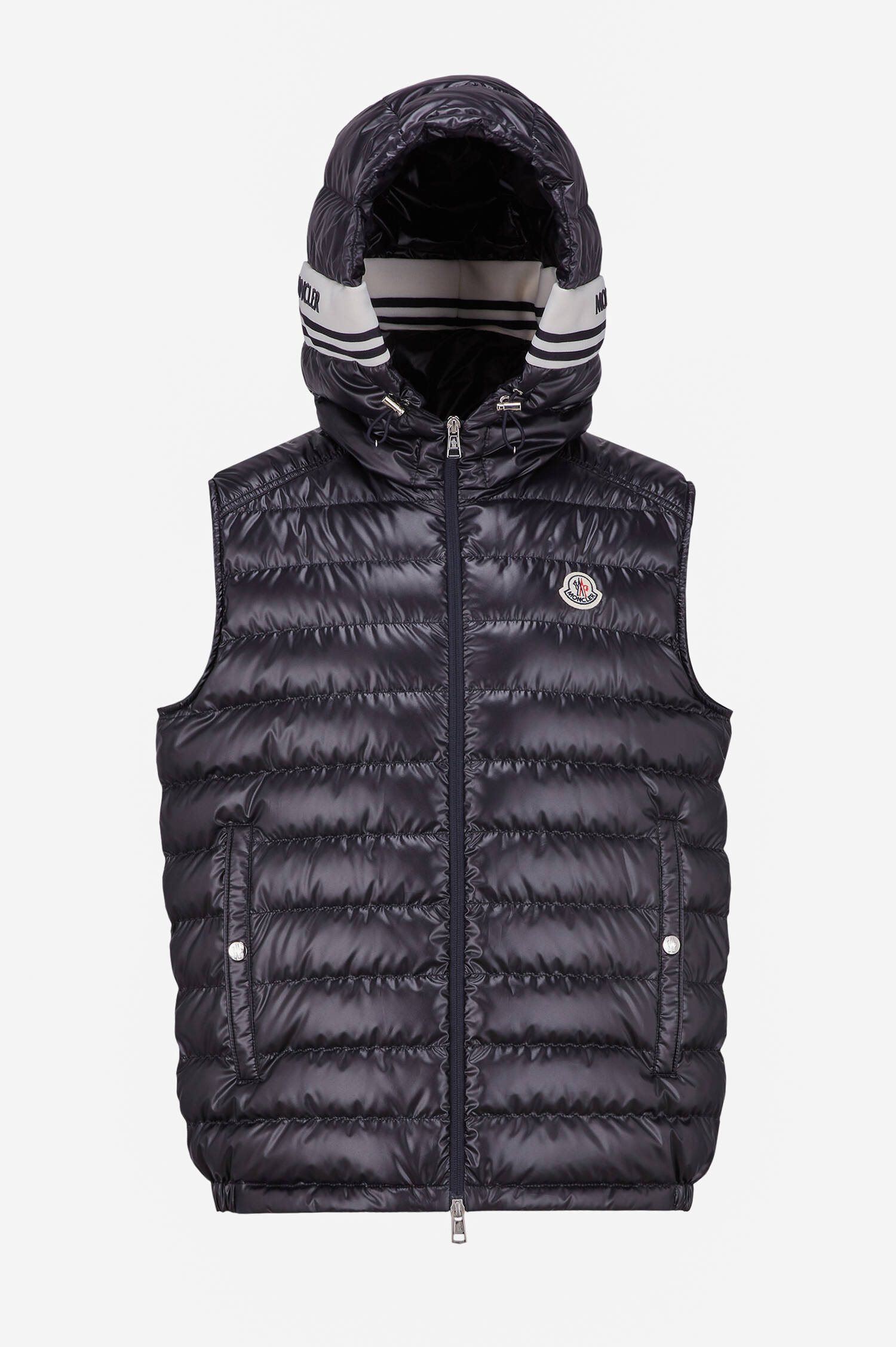 Daunengilet CLAI mit Kapuze in Navy