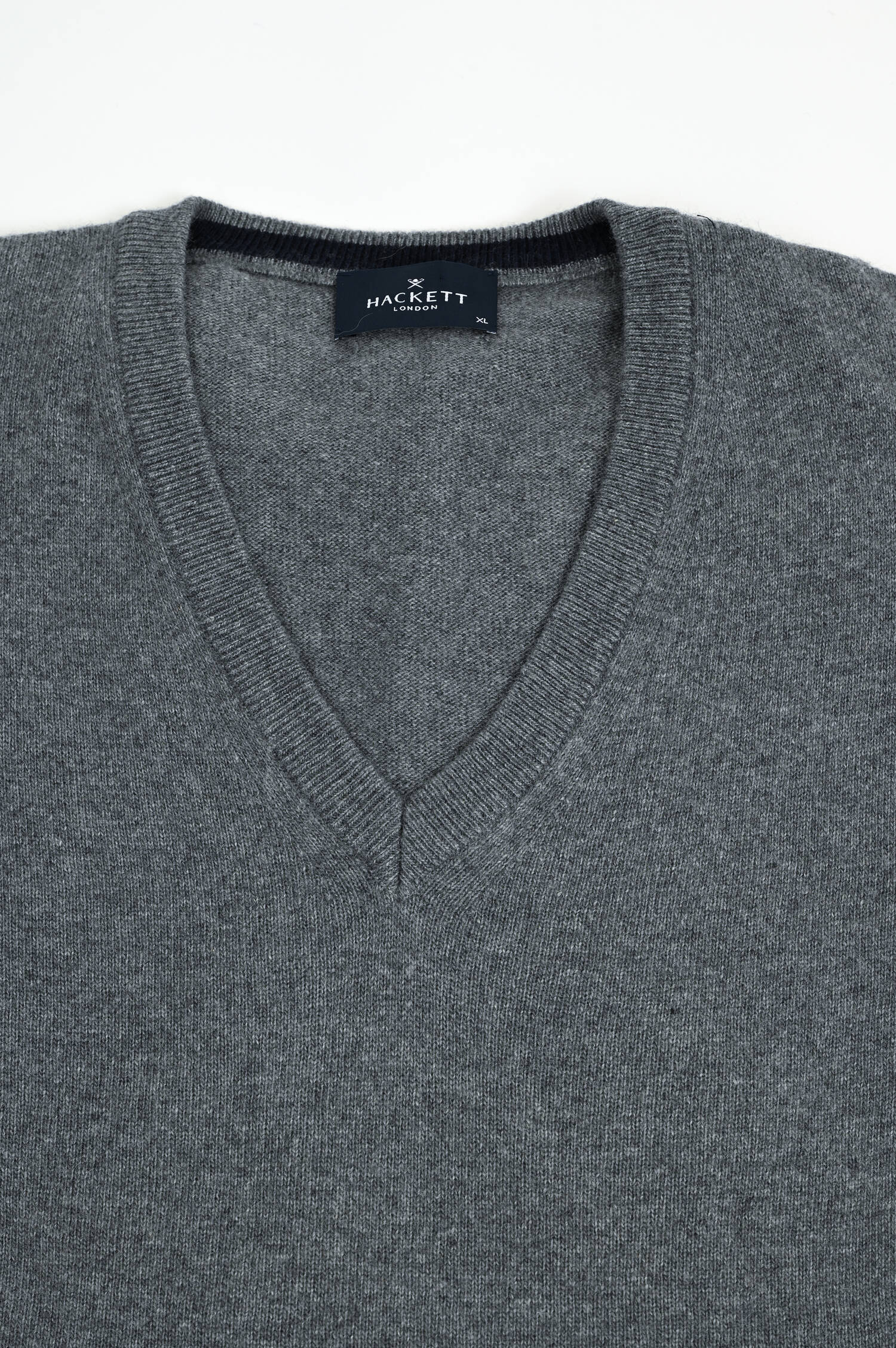 Pullover aus Wolle-Cashmere-Mix in Anthrazit