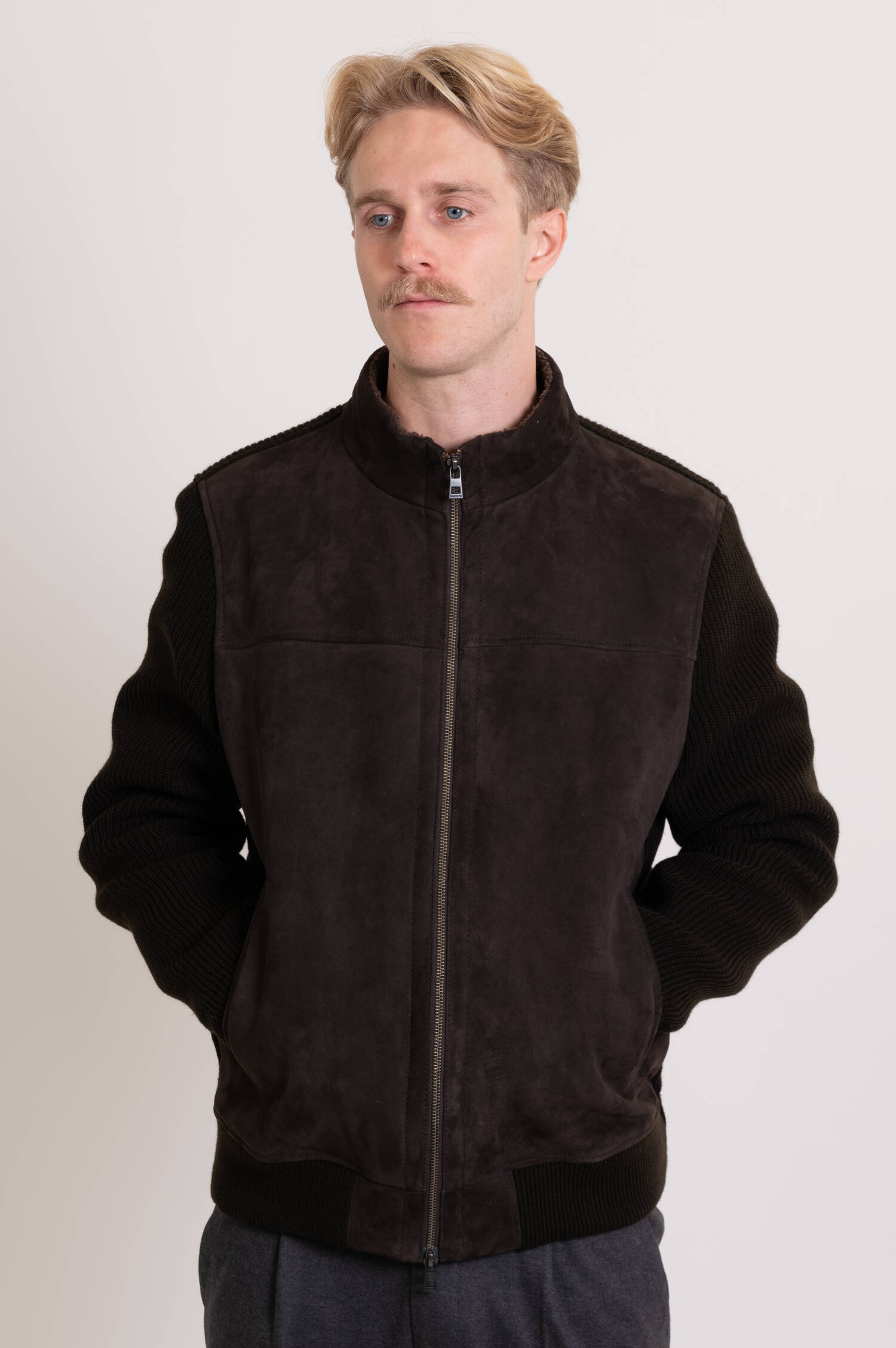 Hybrid-Jacke in Braun Hybrid-Jacke in Braun