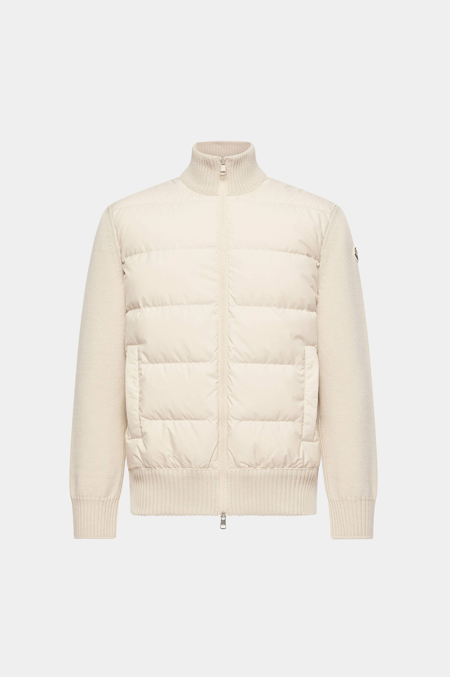 Hybrid Daunen Cardigan in Beige