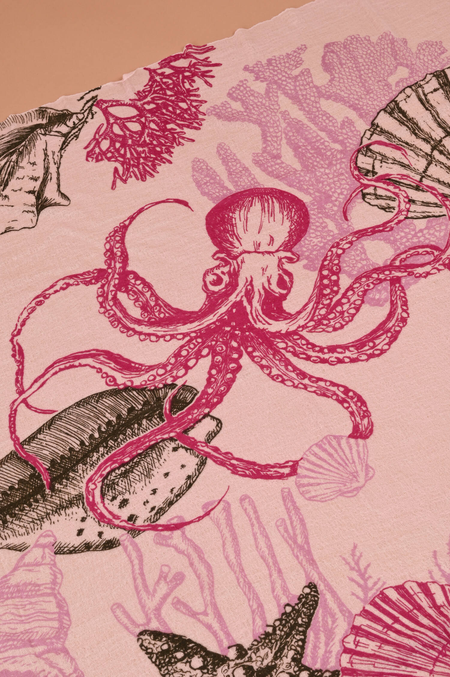 Cashmere Tuch FINE in Rosa