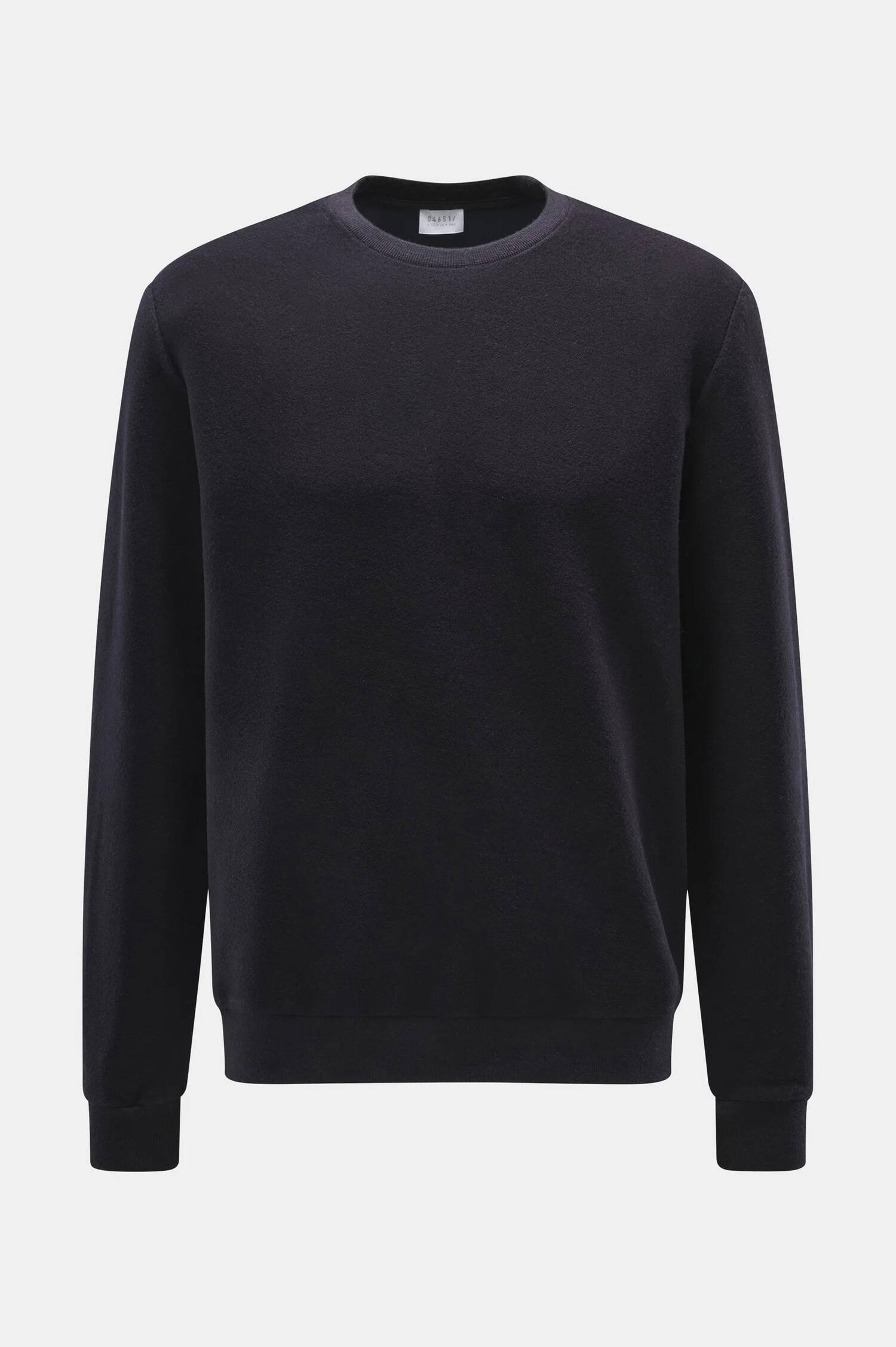 Woll-Baumwoll Pullover in Navy Woll-Baumwoll Pullover in Navy