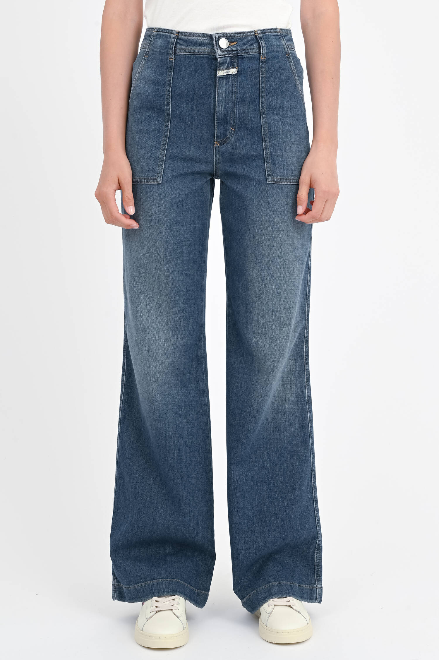  Flared Jeans ARIA in Mittelblau