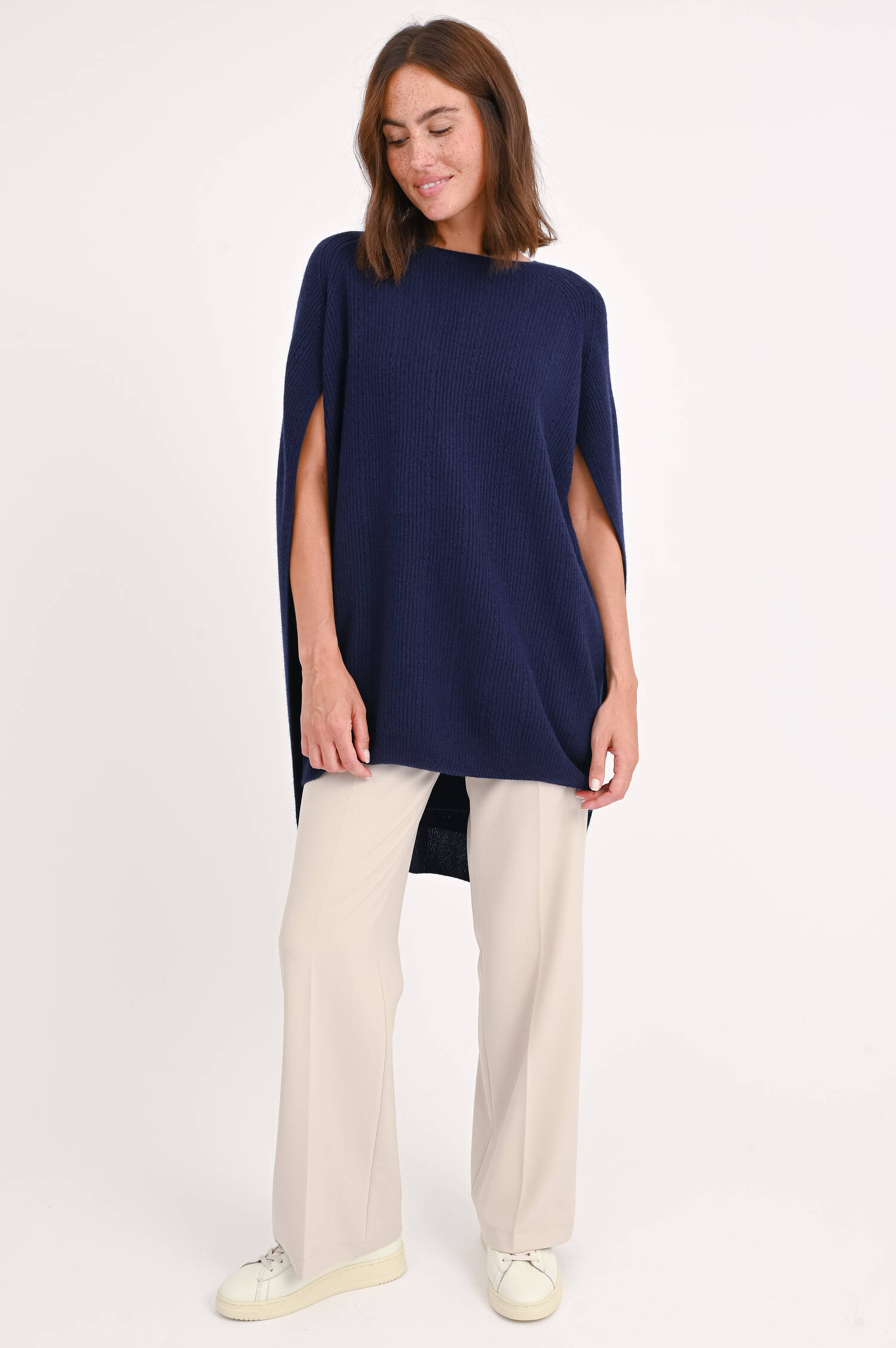 Top/Überwurf in Dunkelblau