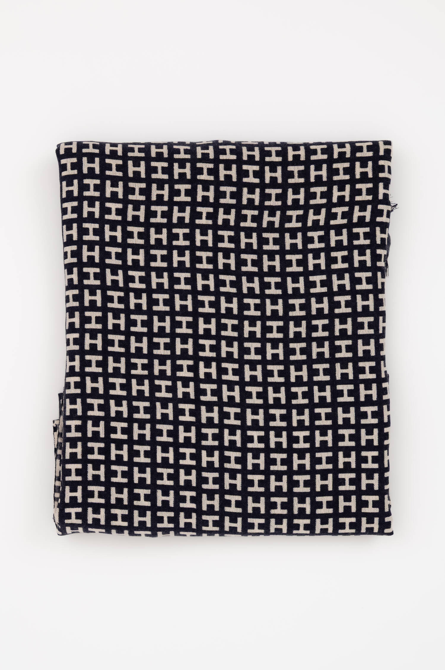 Cashmere-Seiden-Schal RADEGUNDE-CS in Navy
