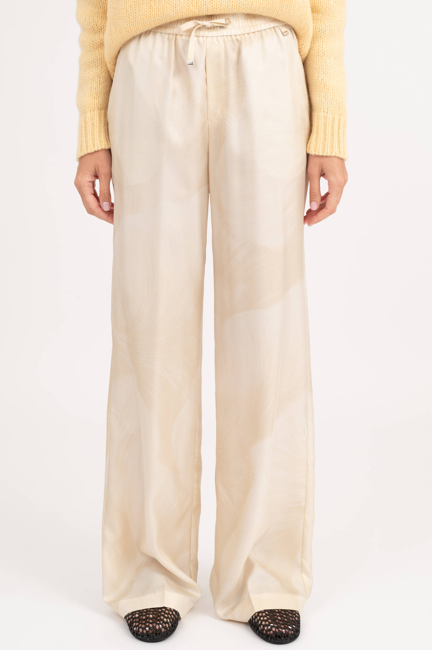 Seidenhose in Creme Seidenhose in Creme
