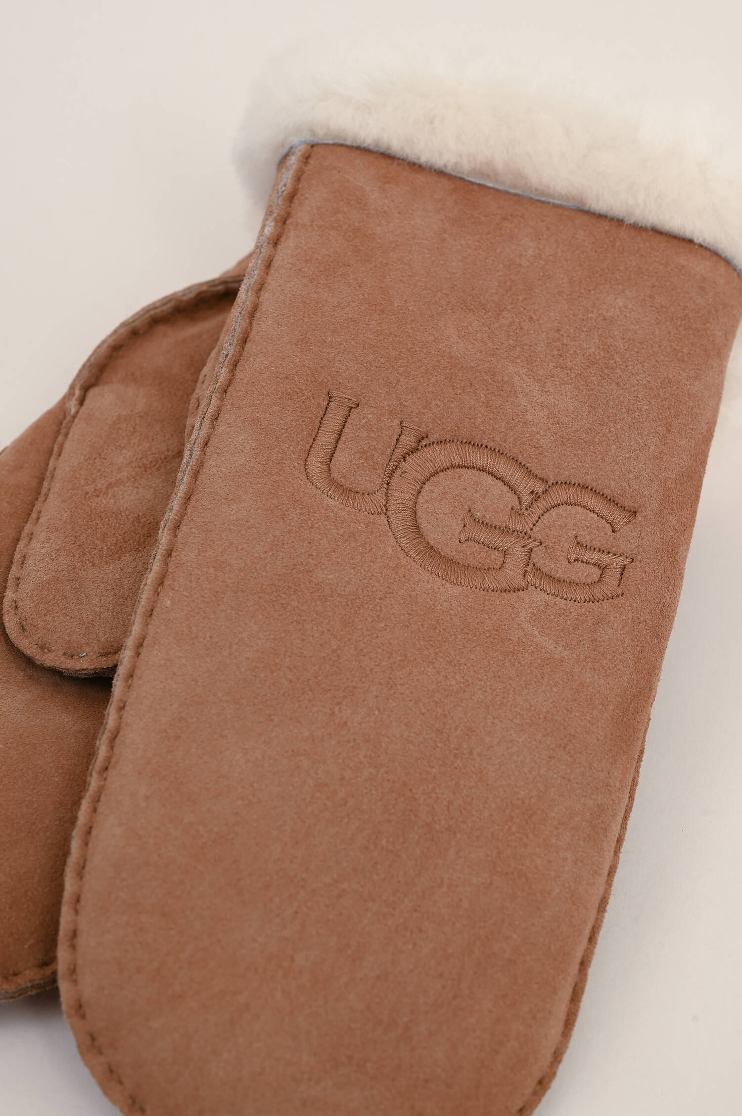 Lammfell Fäustlinge SHEARLING in Chestnut 