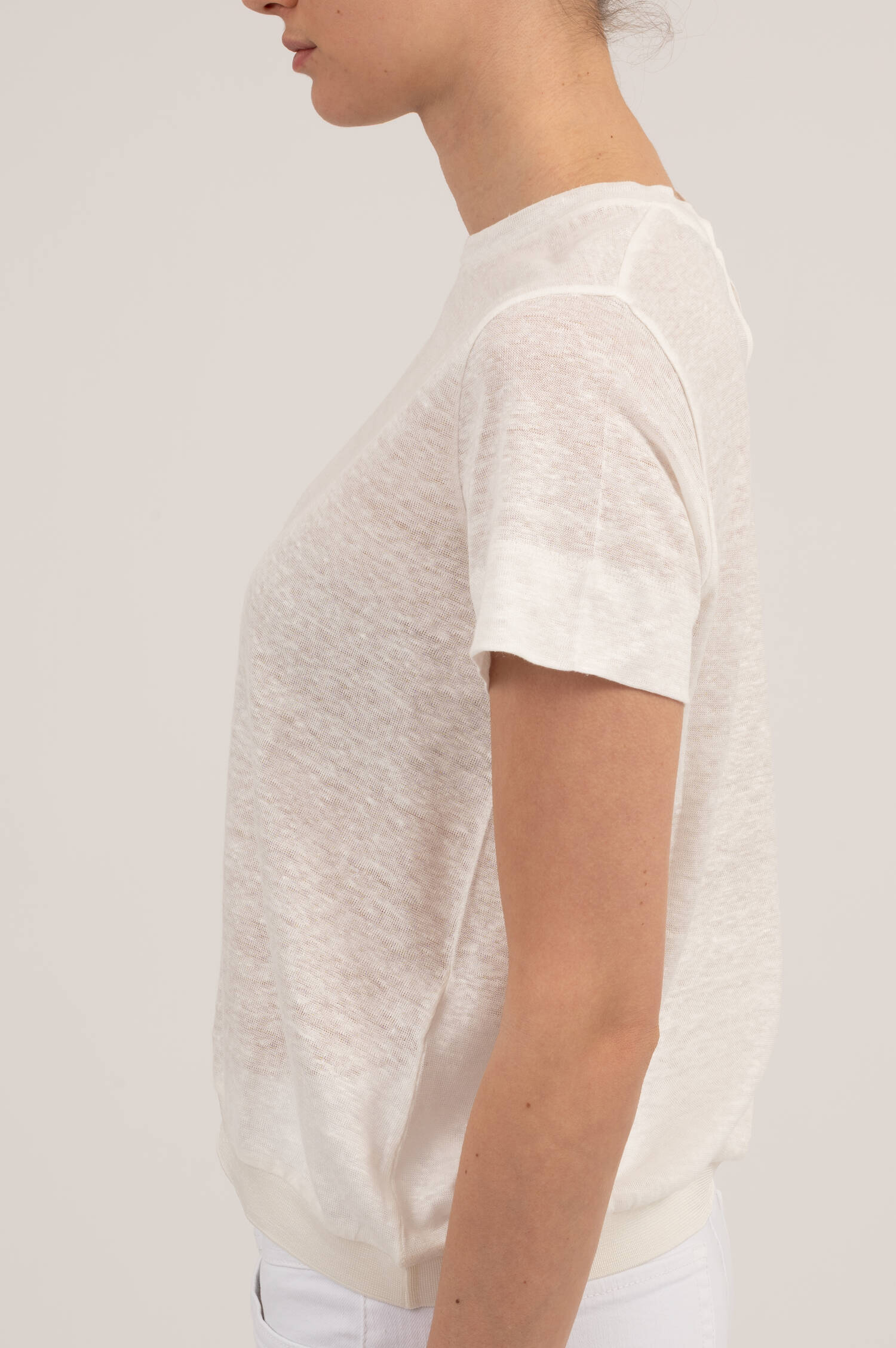 Hanf T-Shirt NATURAL EASE in Weiß