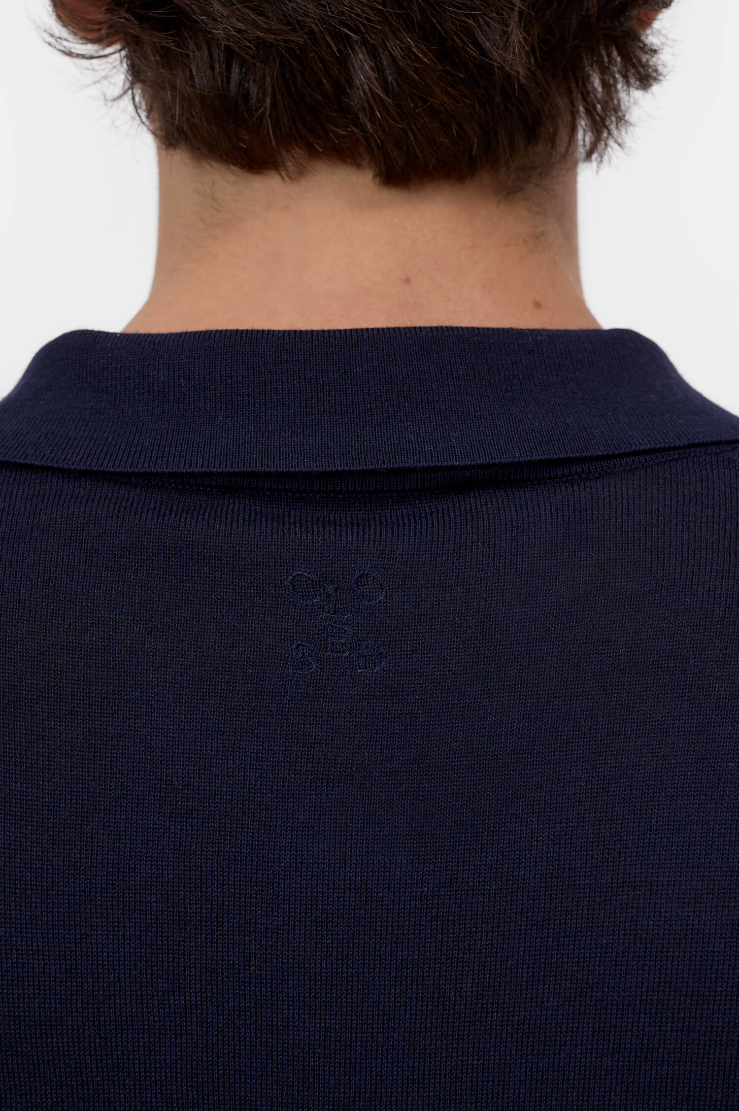 Polo Woll-Jumper in Blau