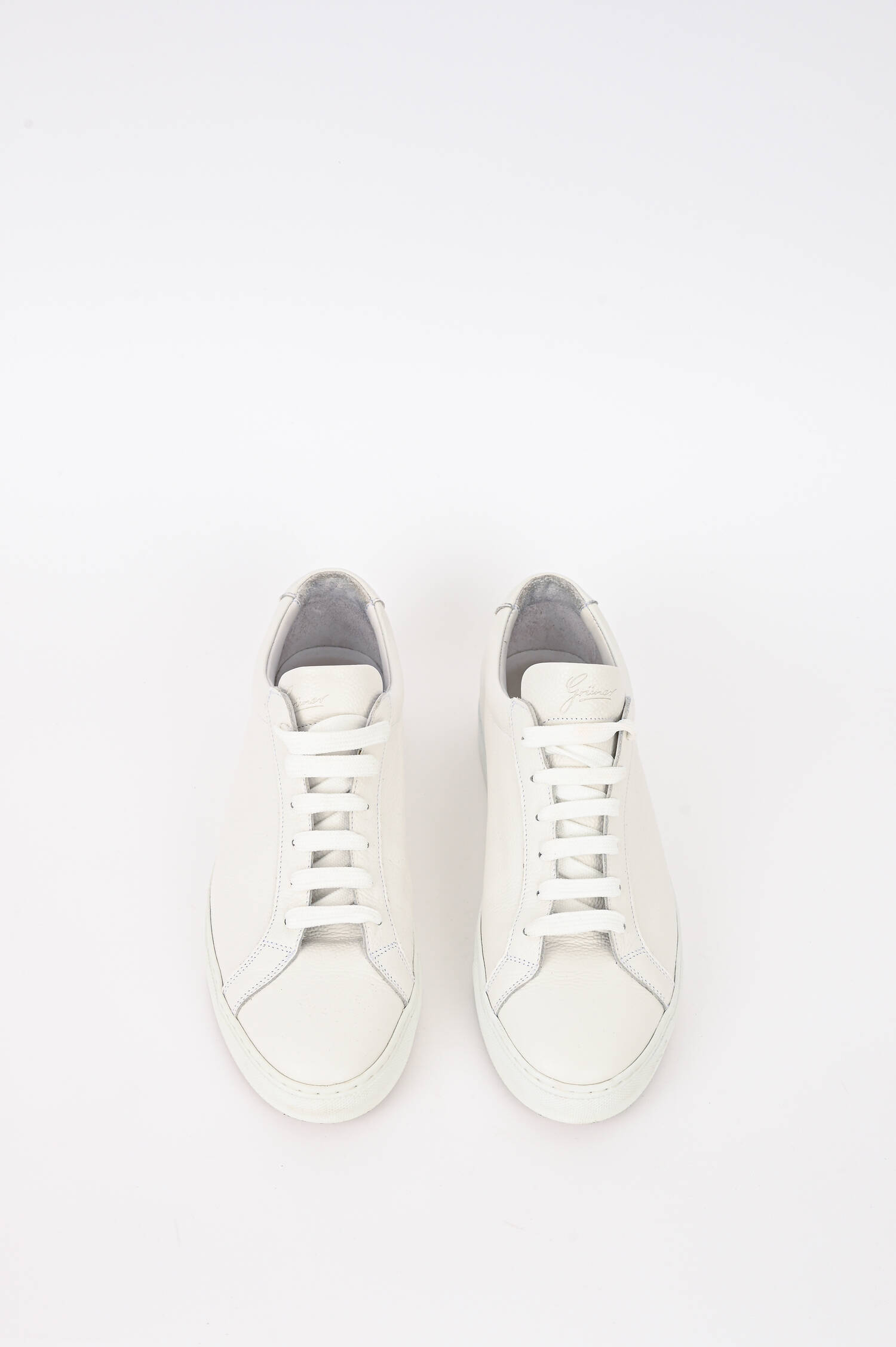 Leder Sneaker in Weiß