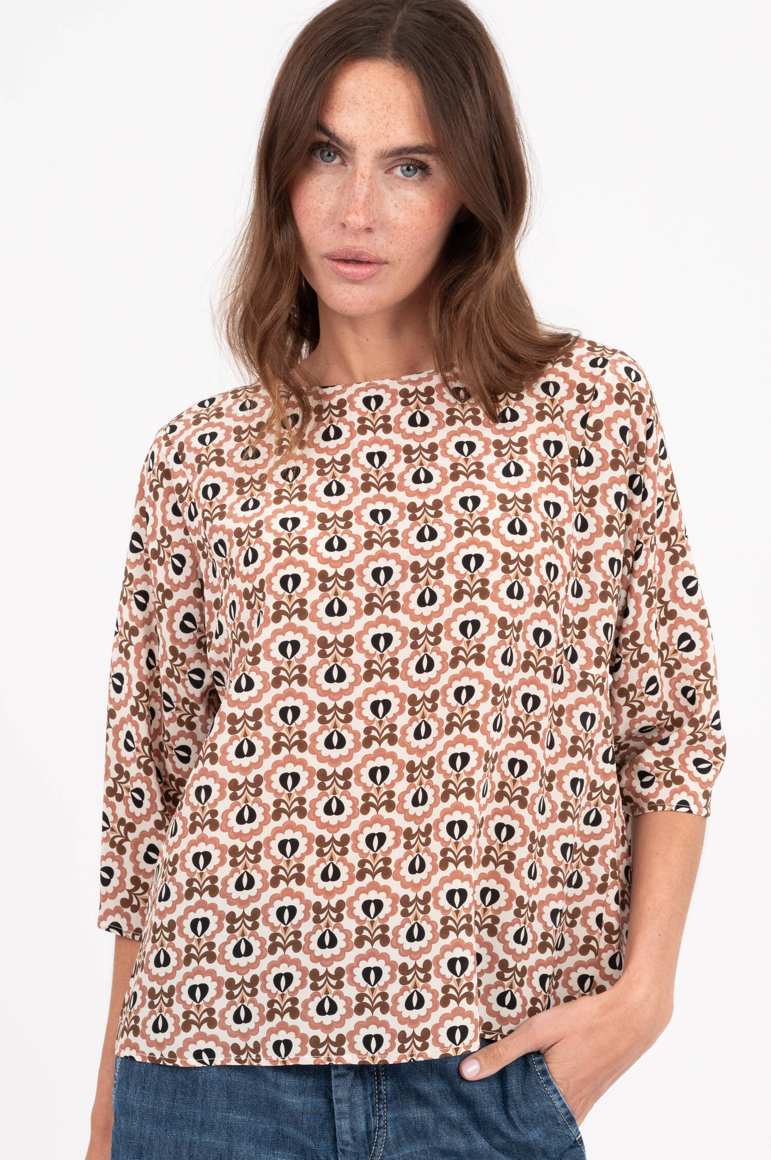 Blusenshirt ADONE in Multicolor Blusenshirt ADONE in Multicolor