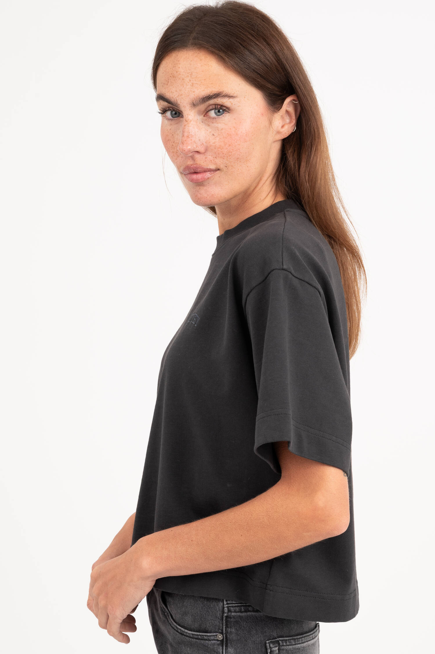 Oversize T-Shirt in Anthrazit