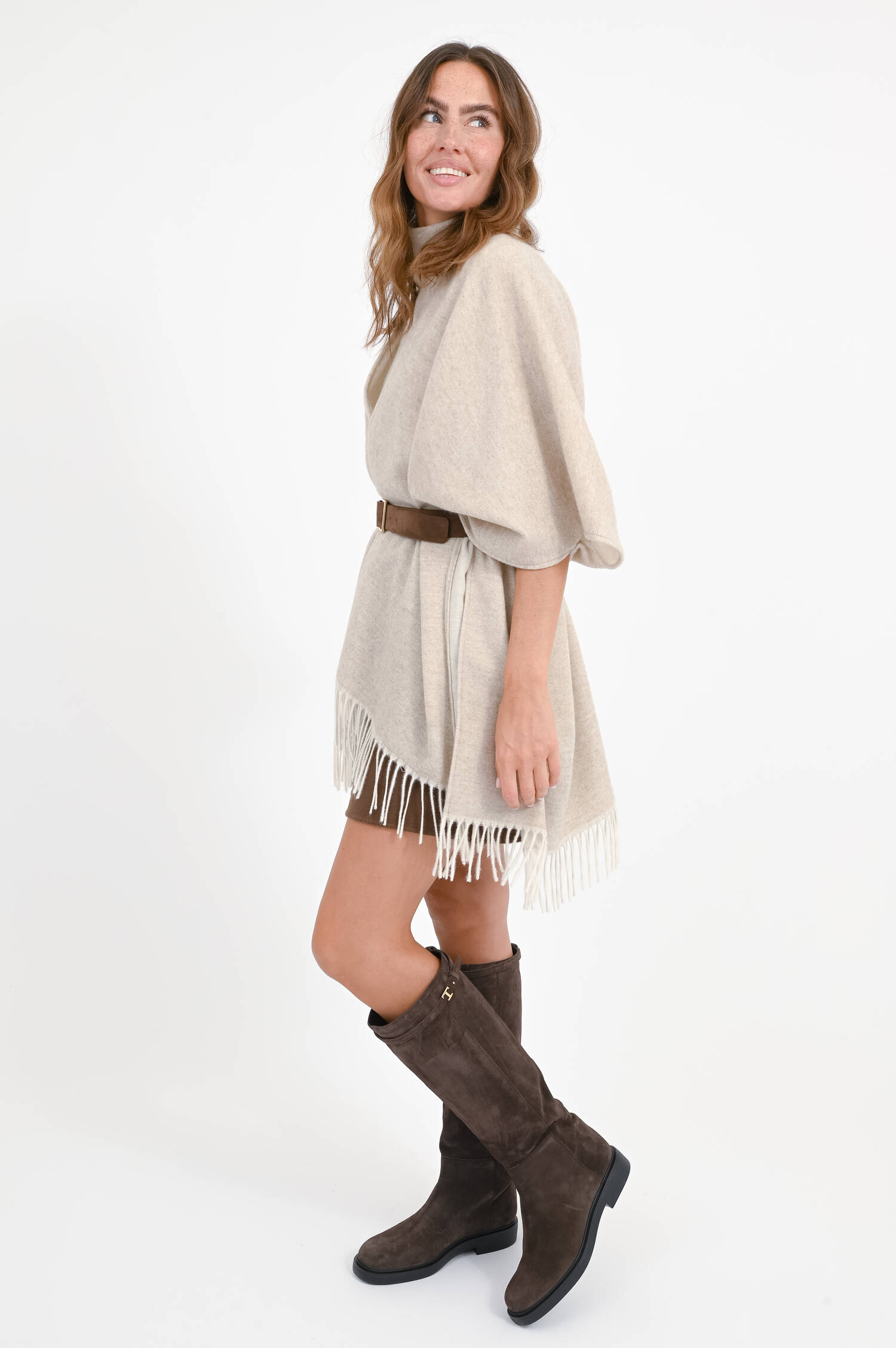 Cashmere-Cape/Poncho in Natur Cashmere-Cape/Poncho in Natur