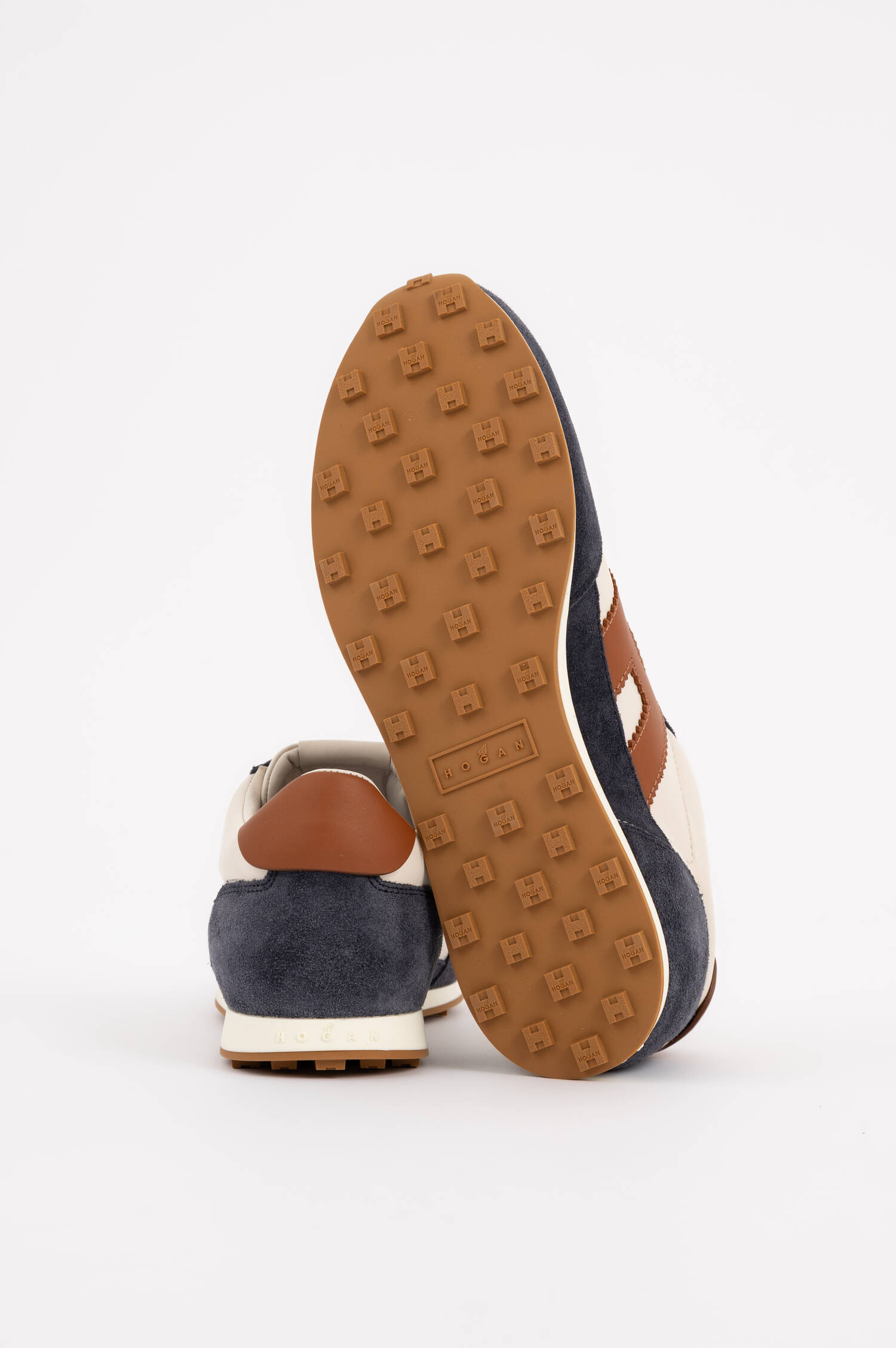 Sneaker ATHLETIC in Blau/Braun/Weiß