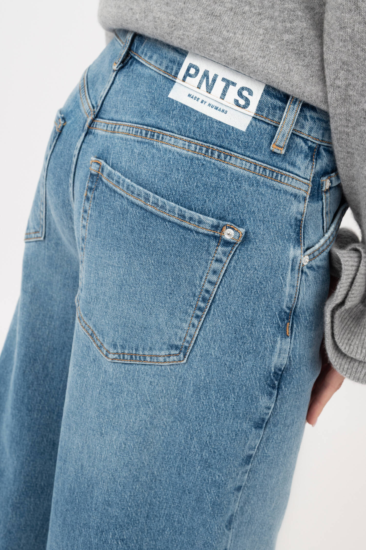 Baggy-Wide-Leg-Jeans THE RAVER in Blau Baggy-Wide-Leg-Jeans THE RAVER in Blau