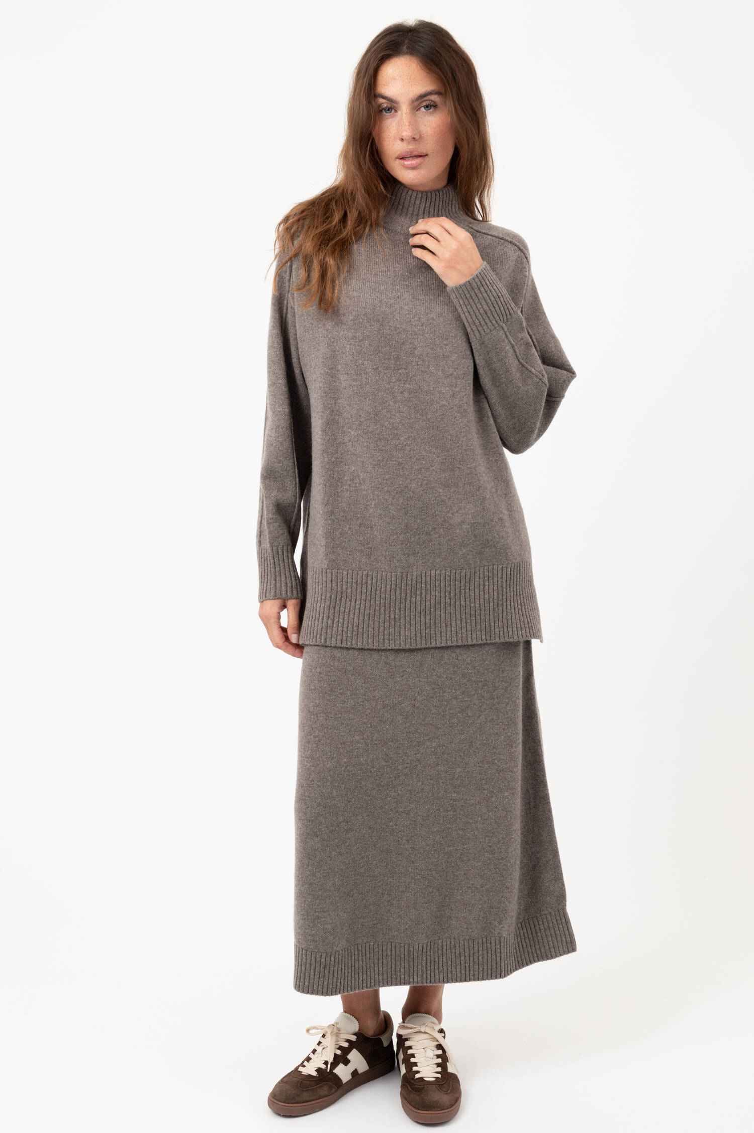 Woll-Pullover in Grau Woll-Pullover in Grau