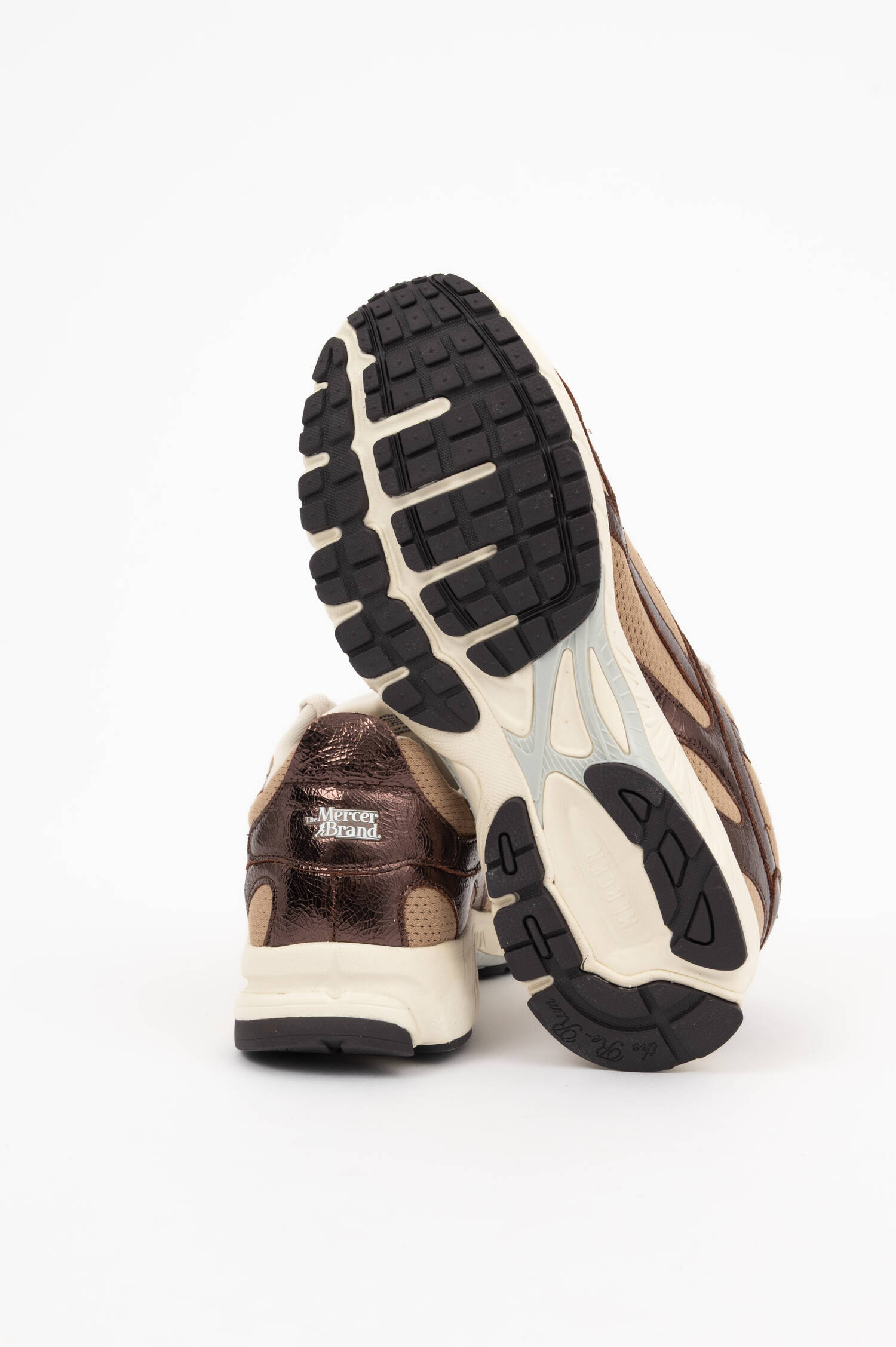 Sneaker RE-RUN CRACKED in Braun Sneaker RE-RUN CRACKED in Braun