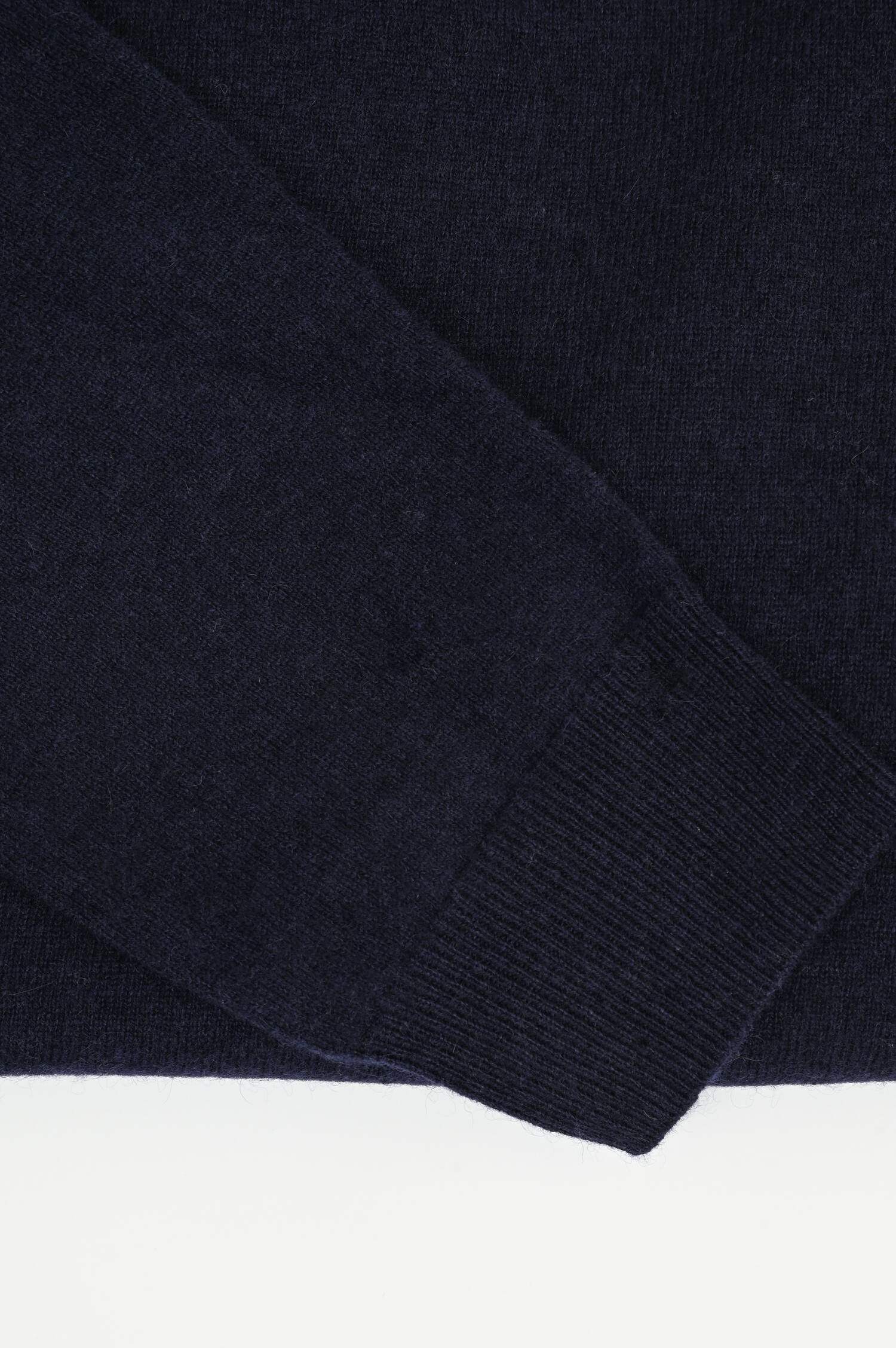 Cashmerepullover mit Rundhals in Marine