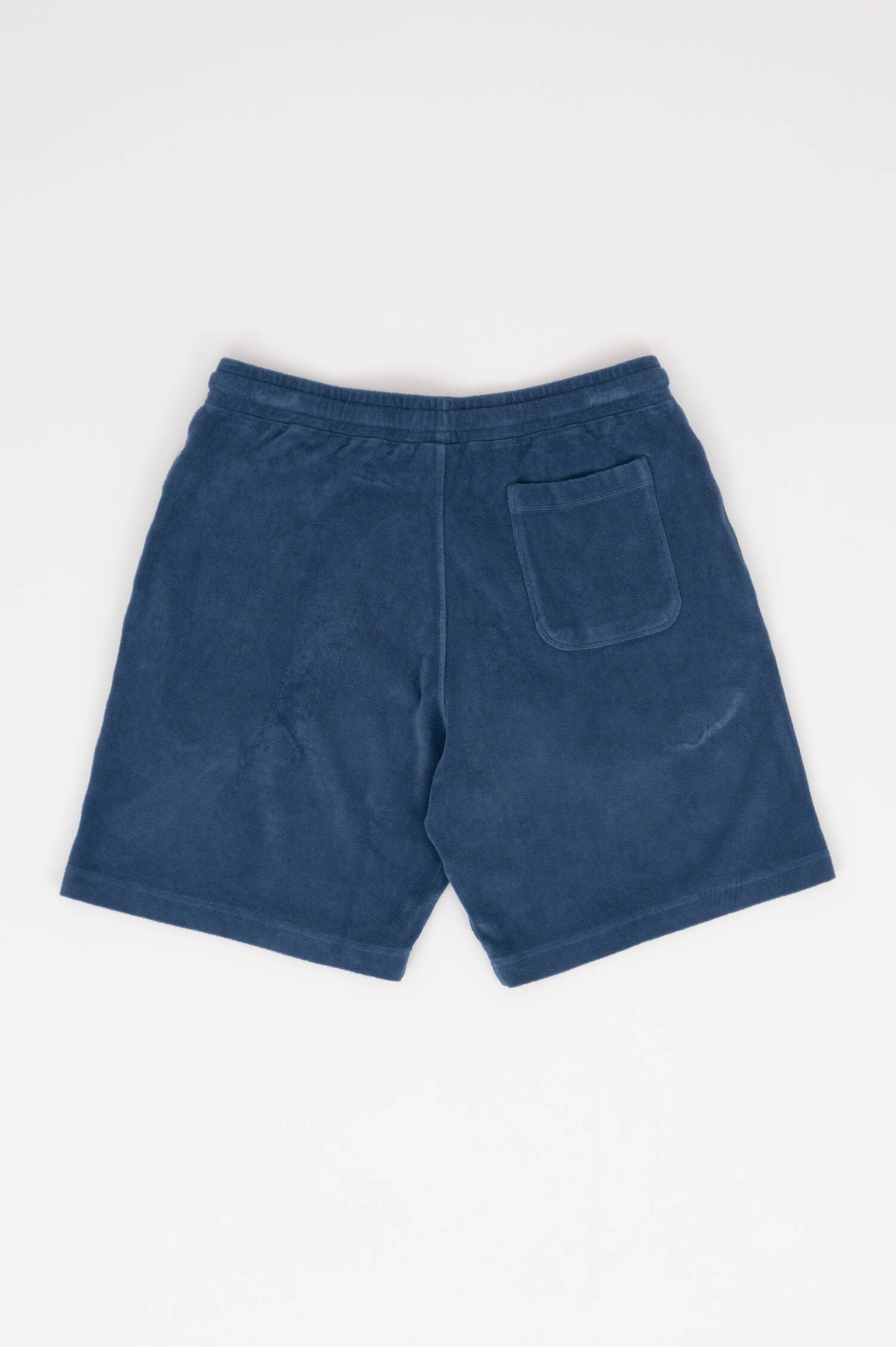 Frottee Bermuda in Blau