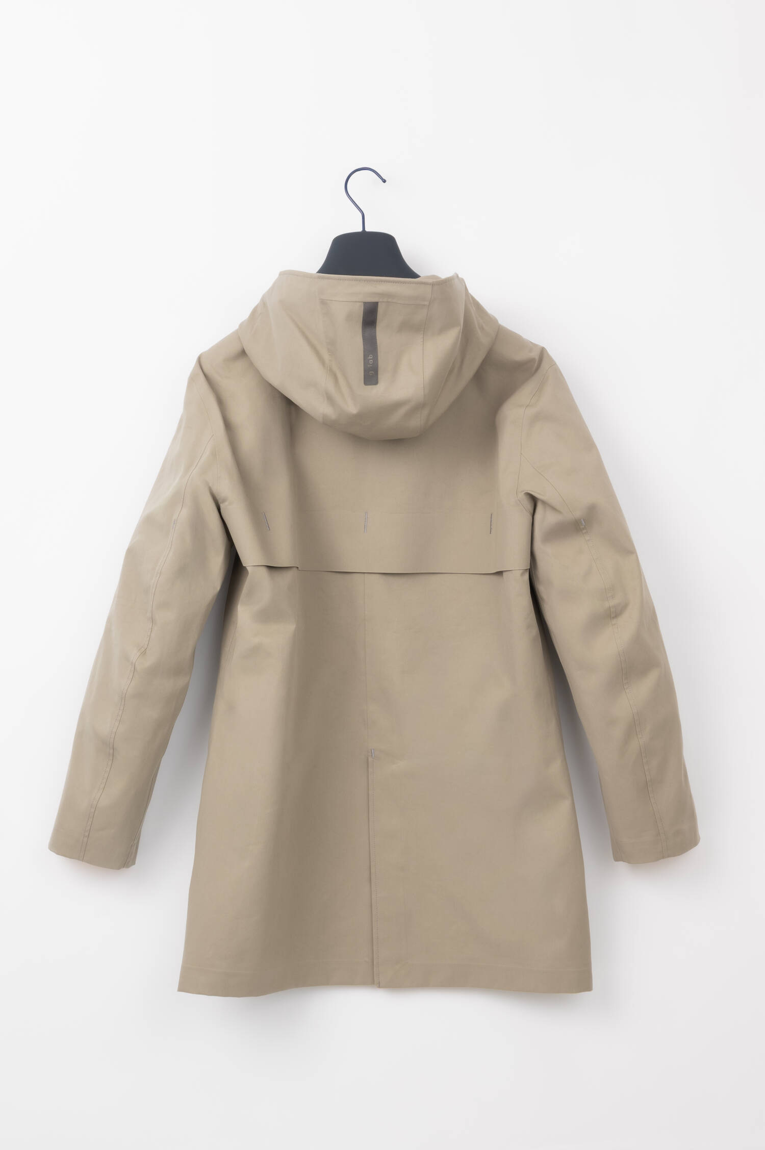 Parkamantel mit Kapuze in Khaki
