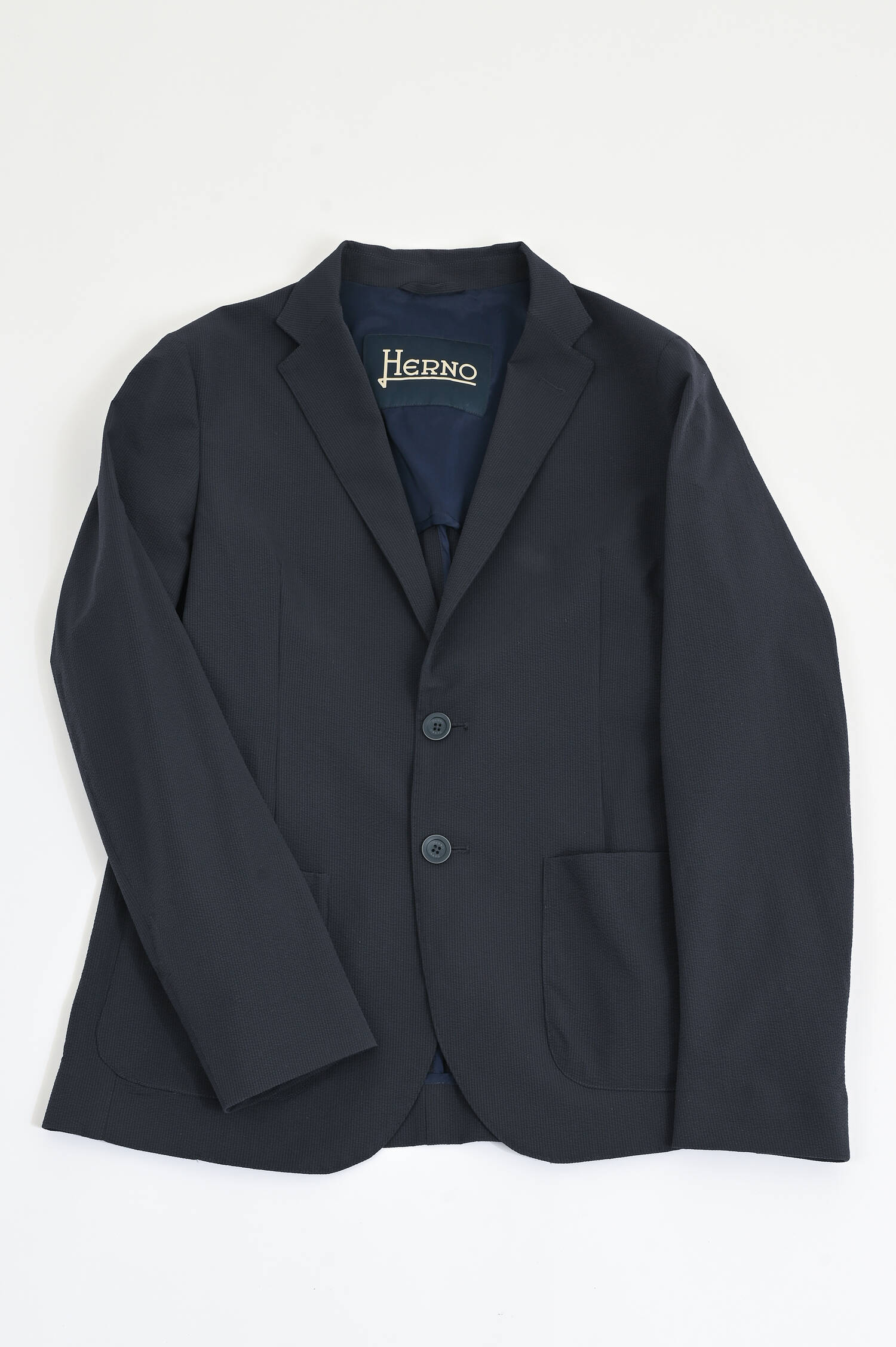 Seersucker Sakko in Navy Seersucker Sakko in Navy