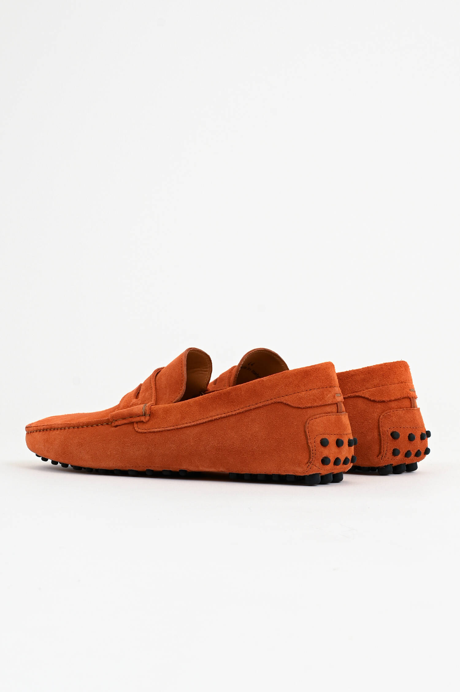 Mokassins aus Veloursleder in Burnt Orange Mokassins aus Veloursleder in Burnt Orange